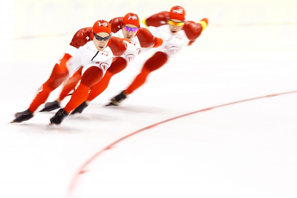 Canada earned men's team pursuit gold in front of their home crowd