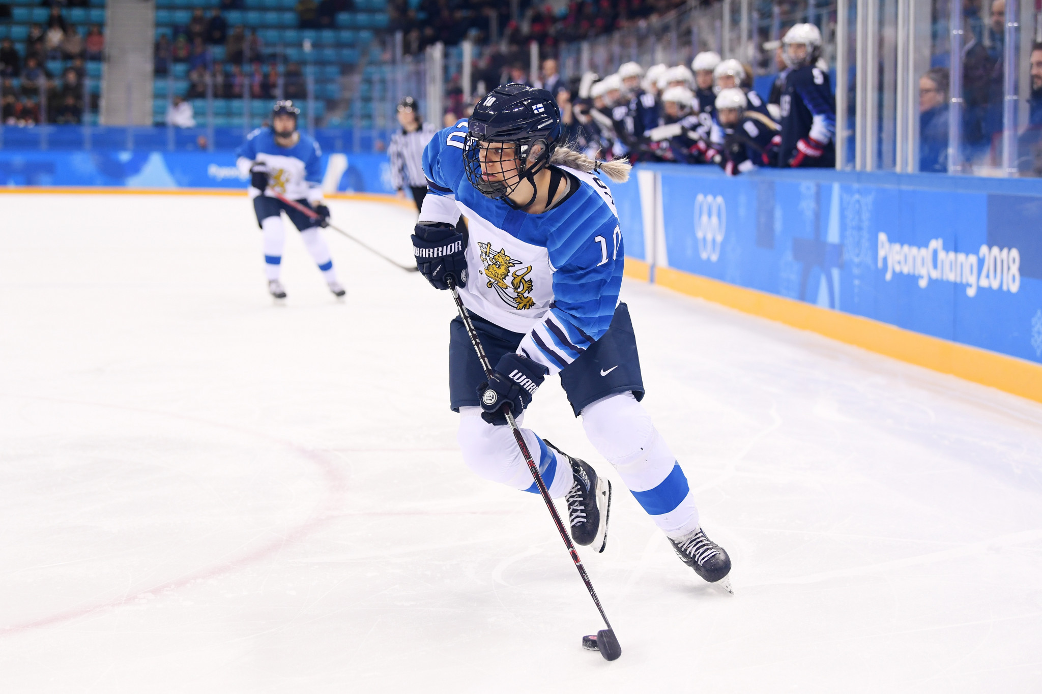 Finnish double Olympic ice hockey medallist hangs up her skates