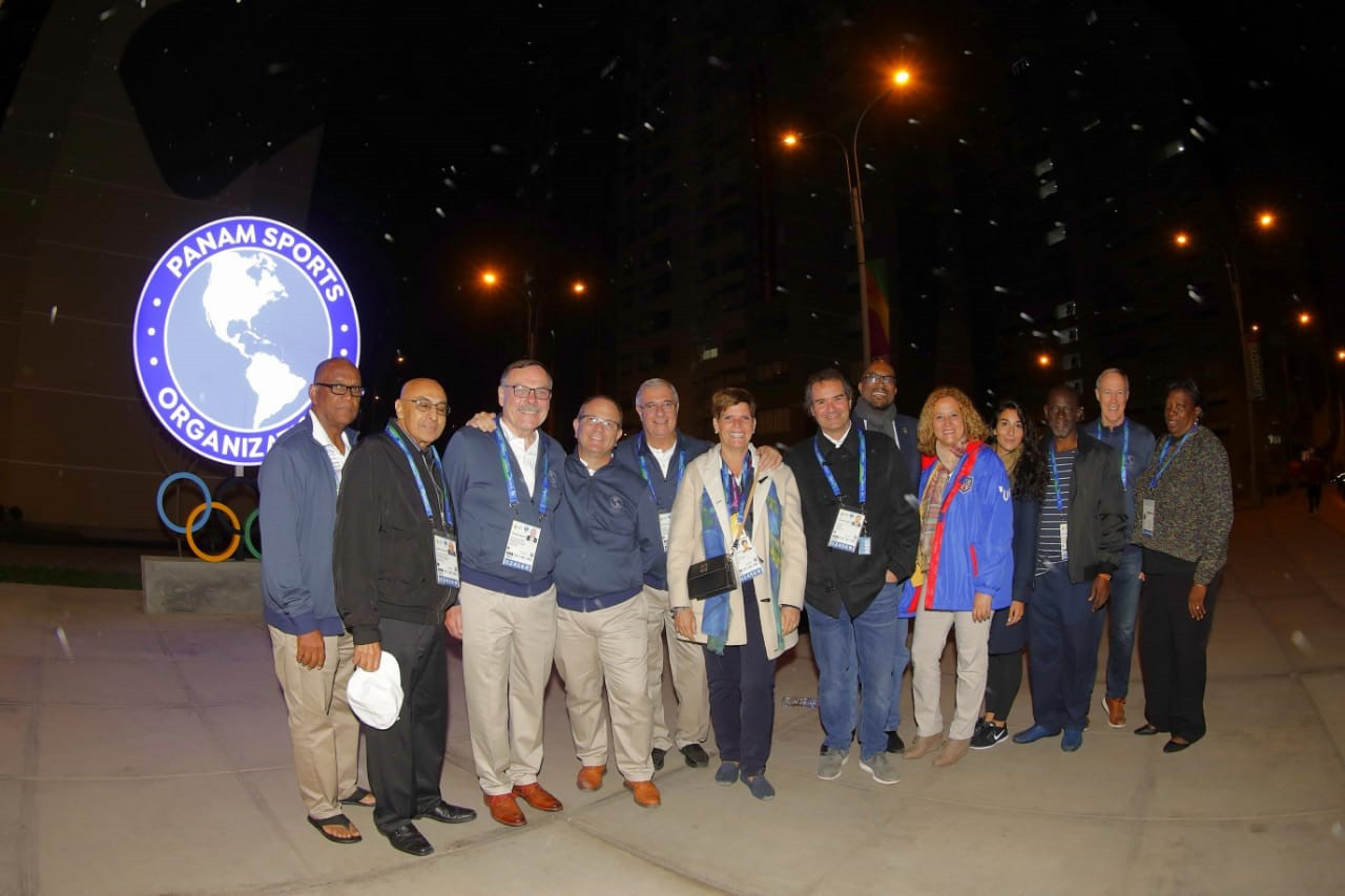 Panam Sports Executive Committee spend night at Lima 2019 Village