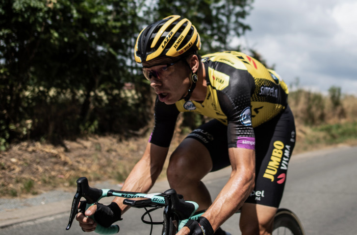 Tony Martin, road captain of the Jumbo Visma team, has been expelled from the Tour de France along with Team Ineos captain Luke Rowe following a "spat" towards the end of yesterday's stage 17 ©Getty Images