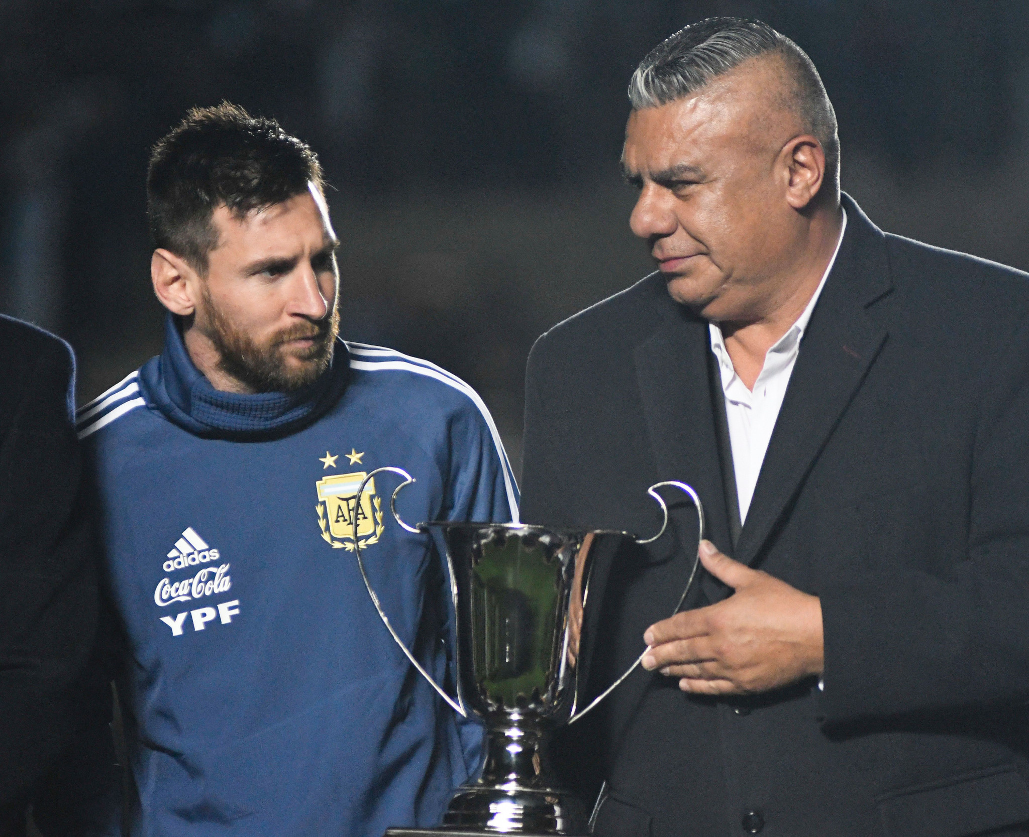 Like Lionel Messi, Claudio Tapia claimed that Argentina’s hopes of Copa América glory were shattered by biased refereeing decisions during their 2-0 semi-final loss to Brazil ©Getty Images