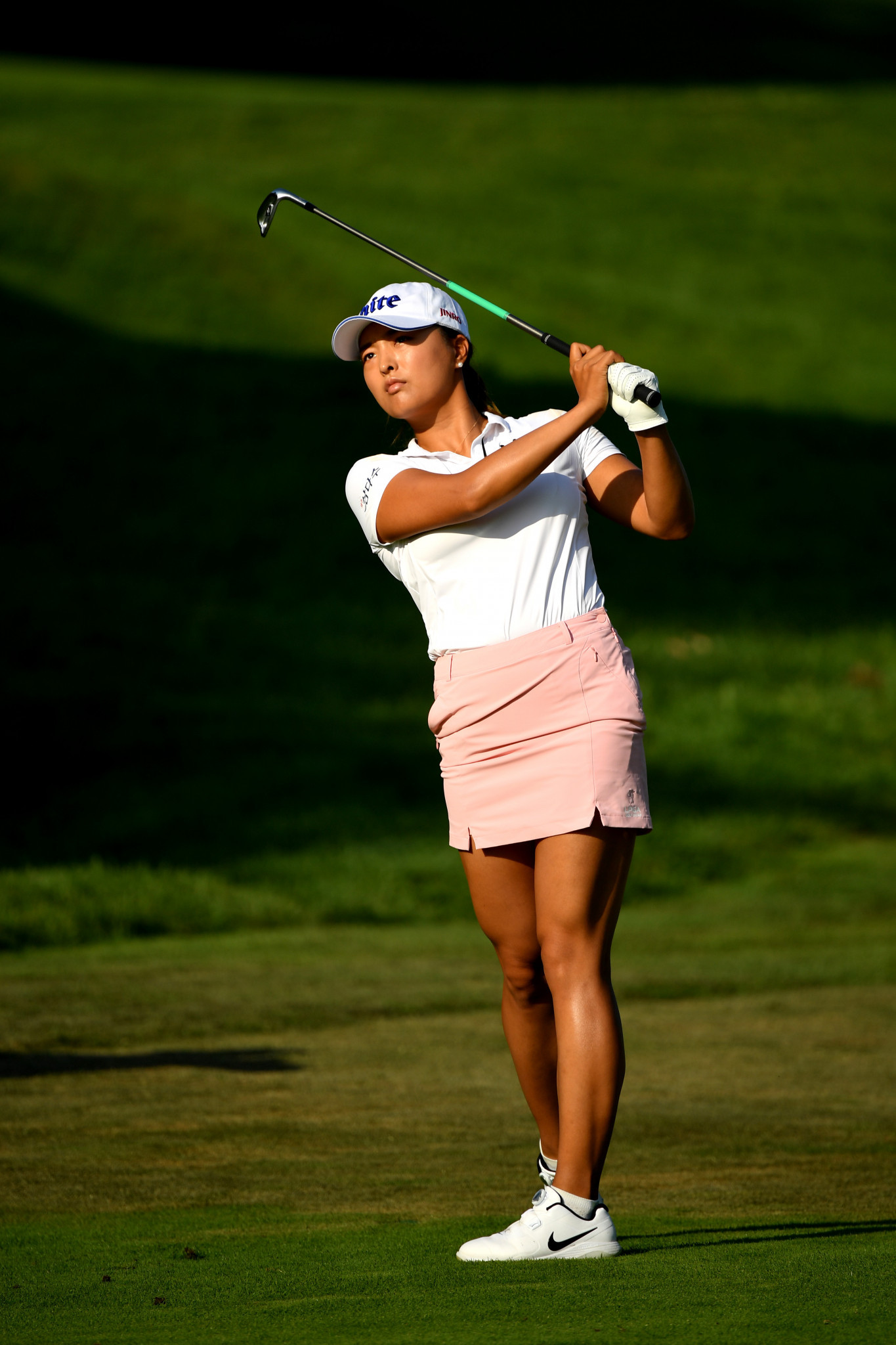 South Korea's world number two Ko Jin-young is one shot off the lead after today's first round of the Evian Championship in France, the fourth major on the women's tour ©Getty Images