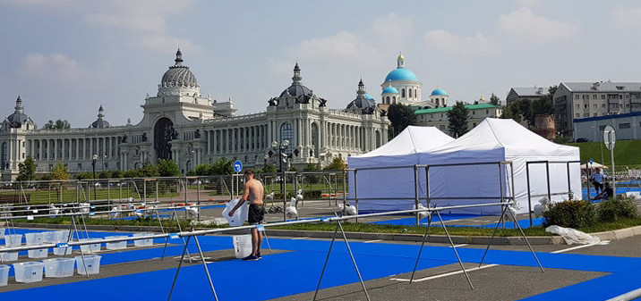 Russia's Alexandra Razarenova will be aiming to use home advantage in her pursuit of the women's title at the Sprint Triathlon European Championships in Kazan this weekend ©ETU