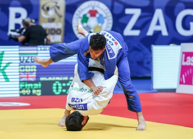 Britain's Ashley McKenzie was disqualified for a third shido penalty 15 seconds from the end of his under-60kg final at the IJF Grand Prix in Zagreb ©IJF