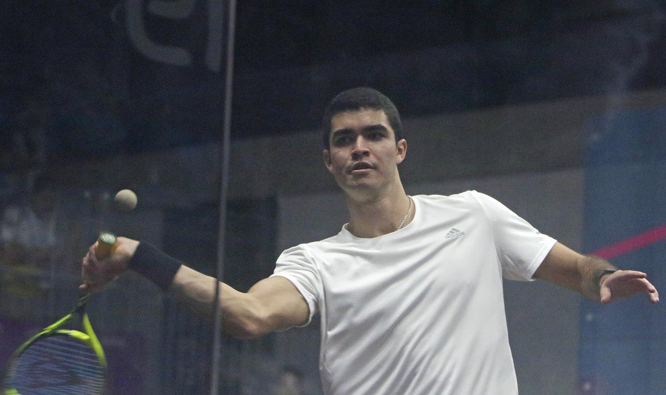 Diego Elías reached the men's singles squash semi-finals at the Pan American Games ©Lima 2019