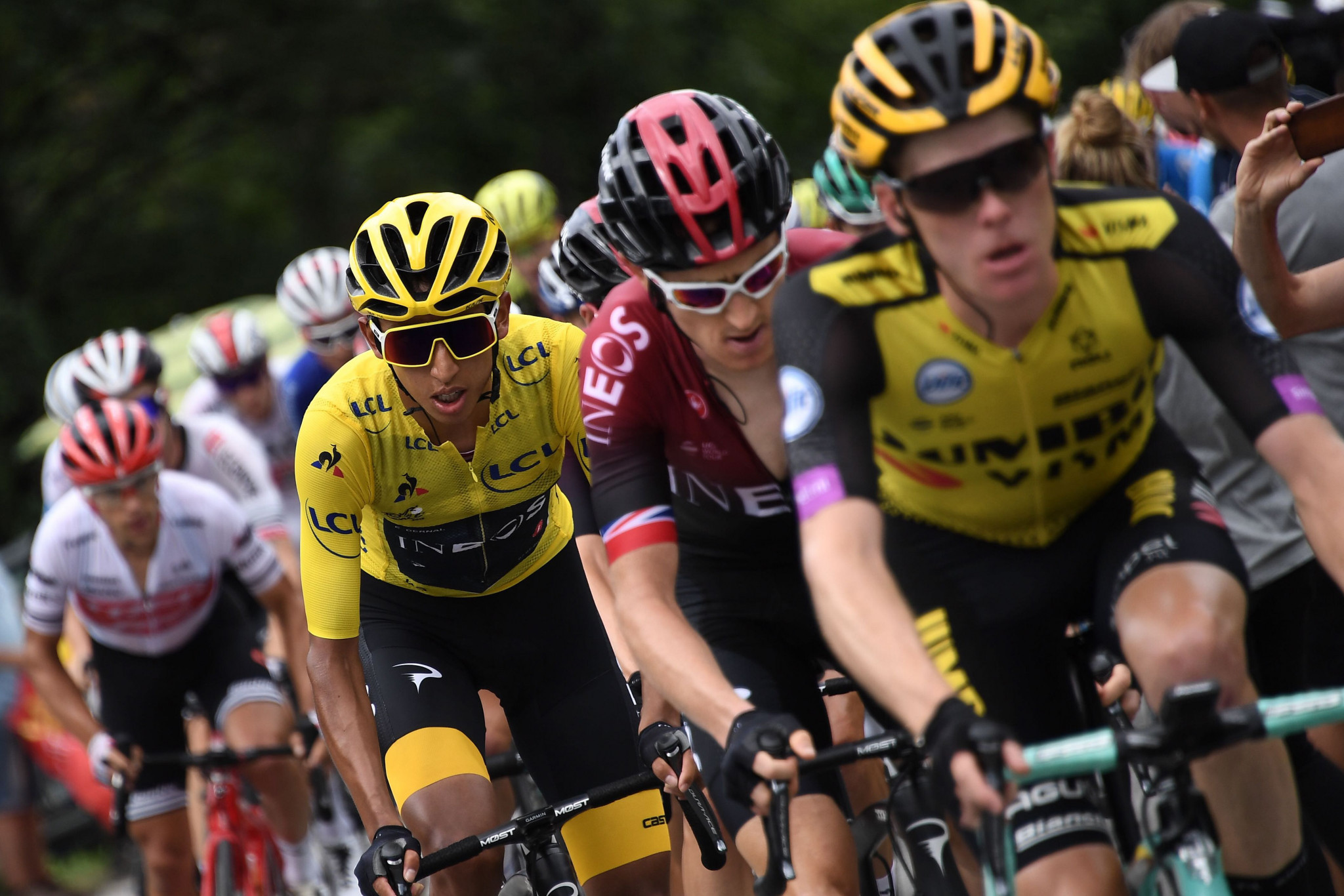 Egan Bernal will be confirmed as champion at the end of tomorrow's final stage ©Getty Images