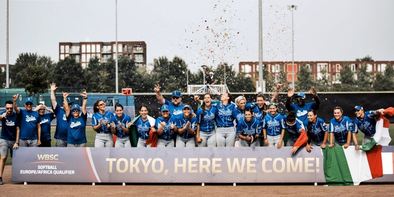 Italy have reached the Tokyo 2020 softball tournament after beating Britain ©Twitter/WBSC