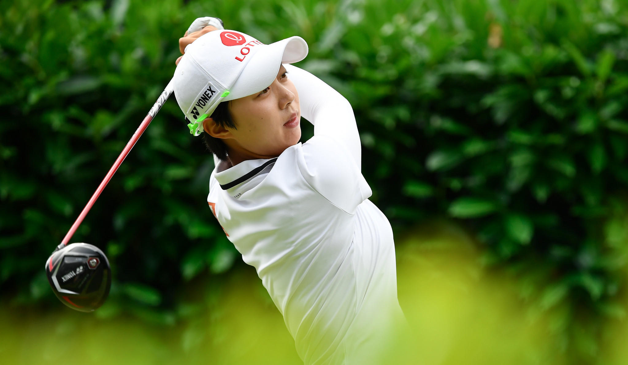 South Korea's Kim Hyo-joo shot a 65 today to take over the lead of the Evian Championship by one shot going into tomorrow's final day ©Getty Images