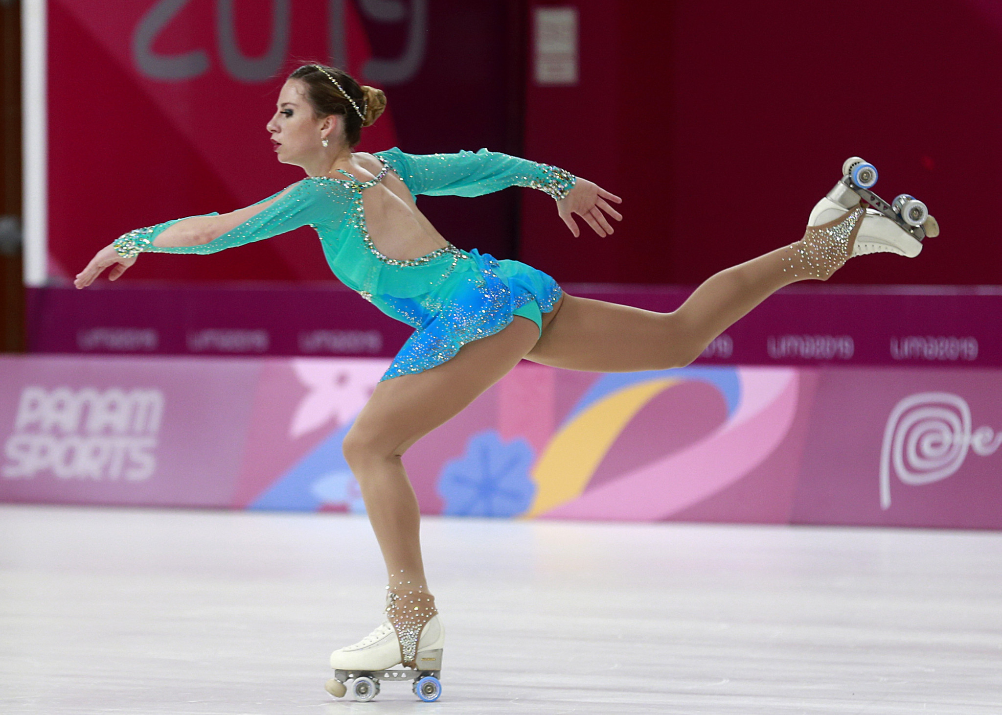 Artistic roller-skating concluded, with Brazil's Bruna Wurts earning gold in the women's competition ©Lima 2019