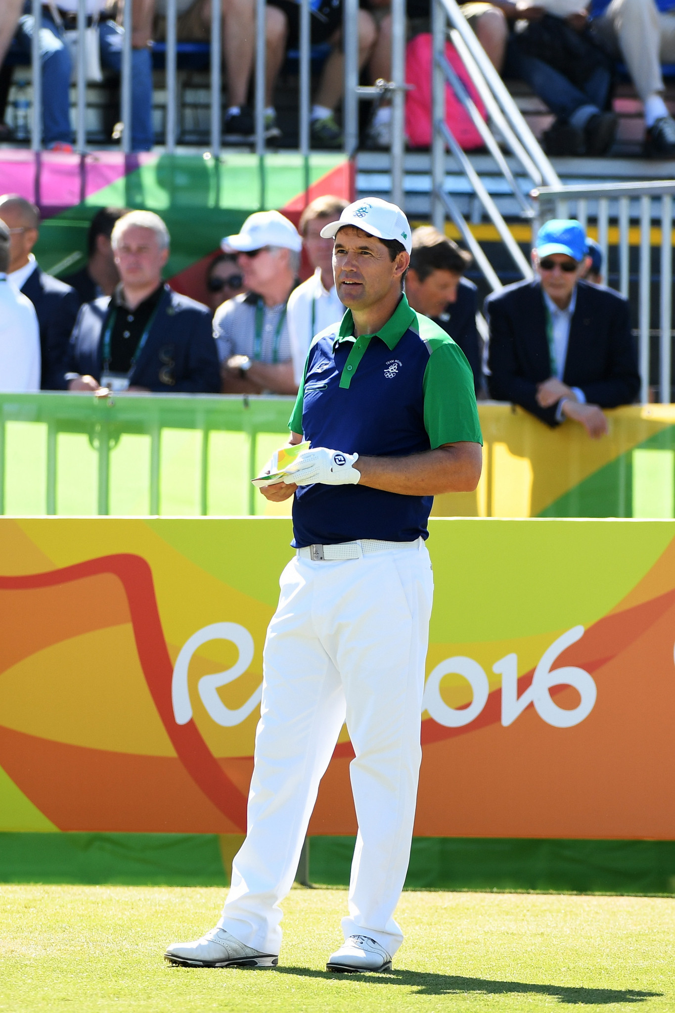 Pádraig Harrington, Open champion in 2007 and 2008, represented Ireland at Rio 2016 along with Séamus Power after Shane Lowry and Rory McIlroy turned down the opportunity ©Getty Images 