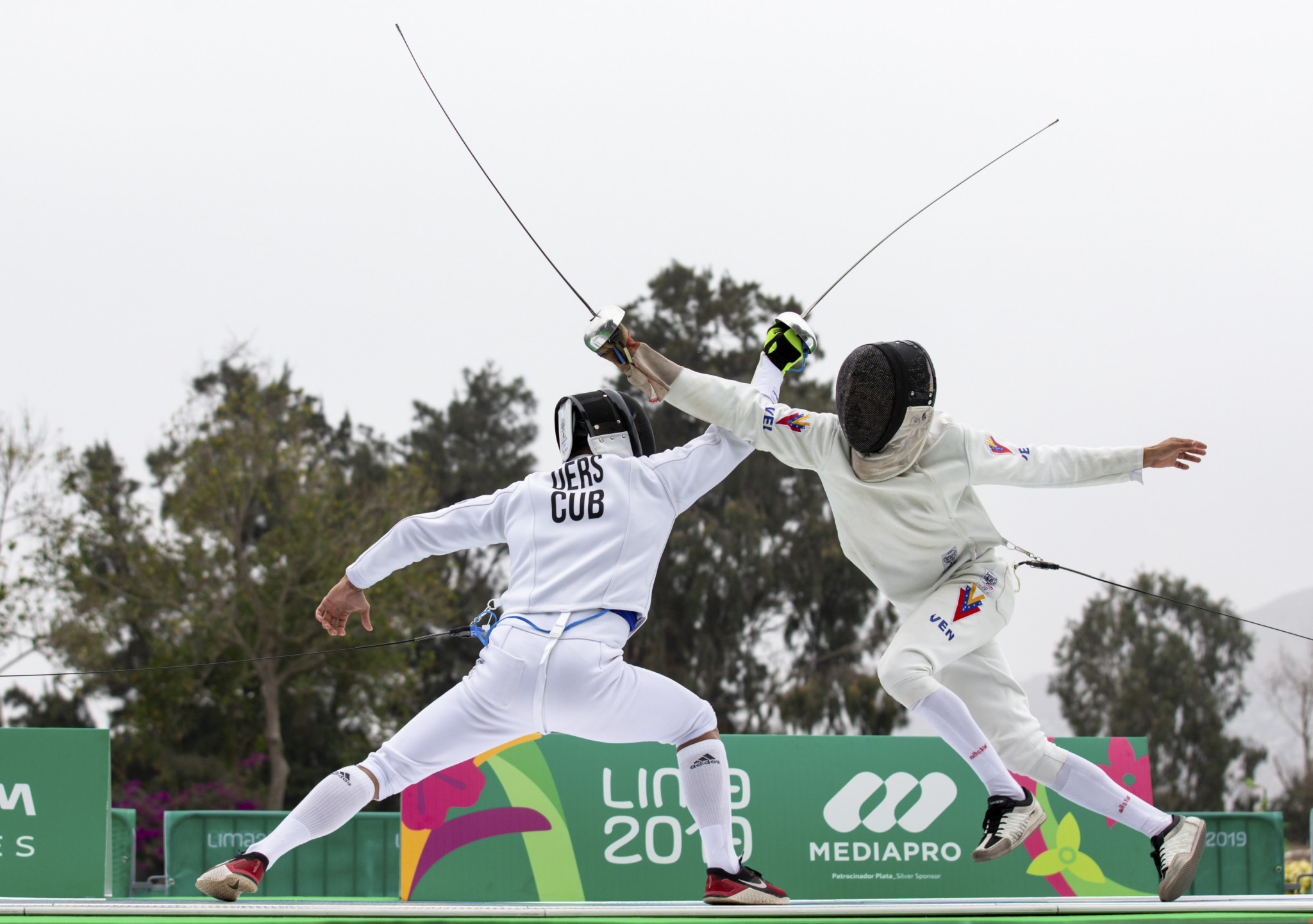 The men's modern pentathlon was contested in disciplines such as fencing ©Lima 2019