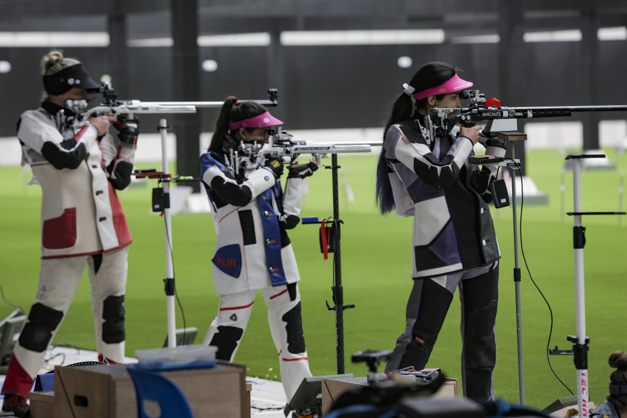 The final podium of the women's 50m rifle three positions was also decided ©Lima 2019