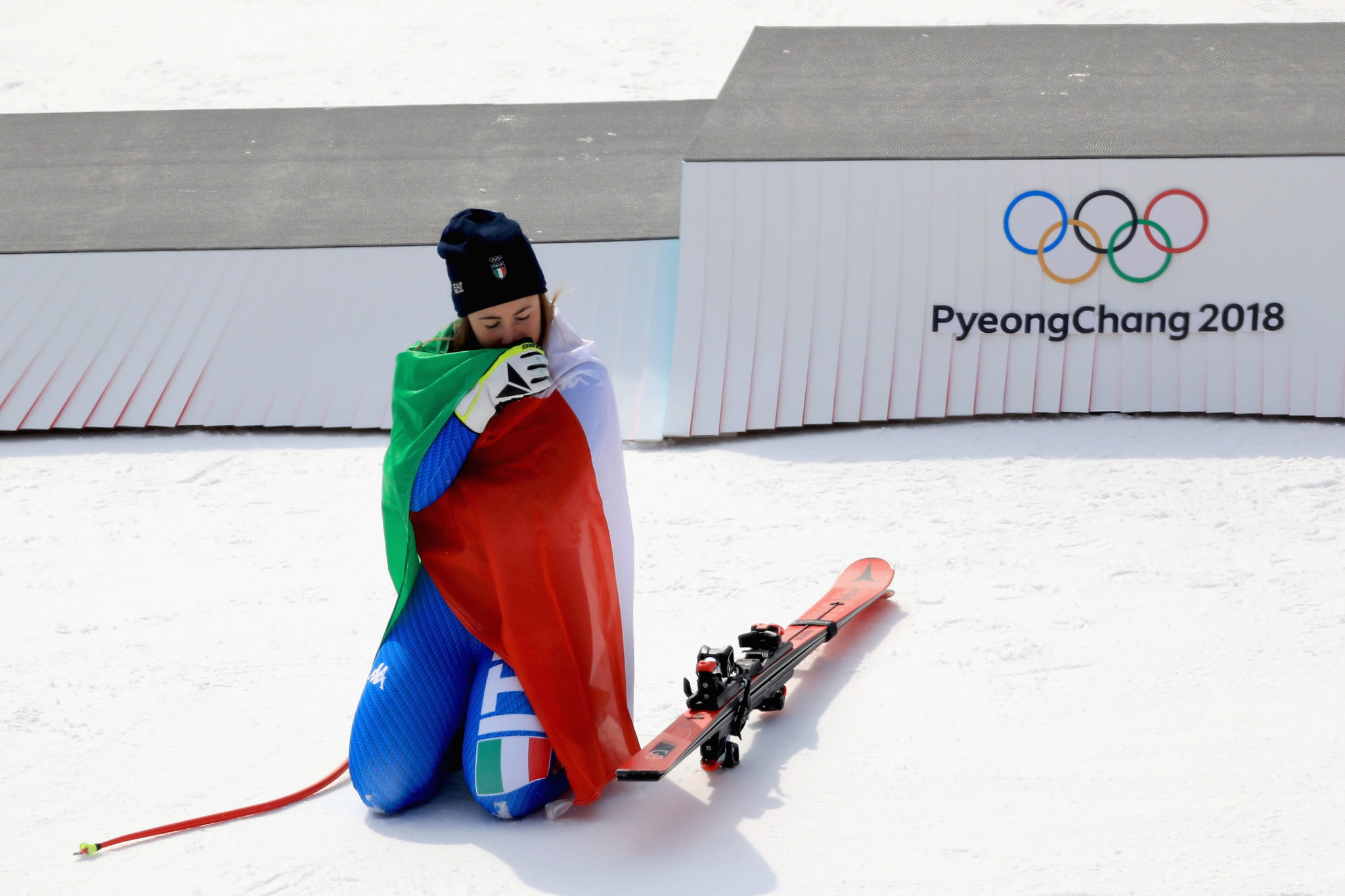 Sofia Goggia won her Olympic title at Pyeongchang 2018 ©Getty Images