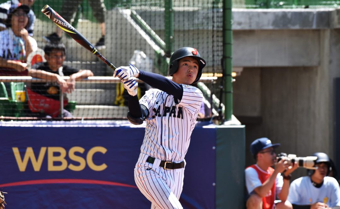 Japan were far too strong for Fiji and kept their 100 per cent record intact ©WBSC
