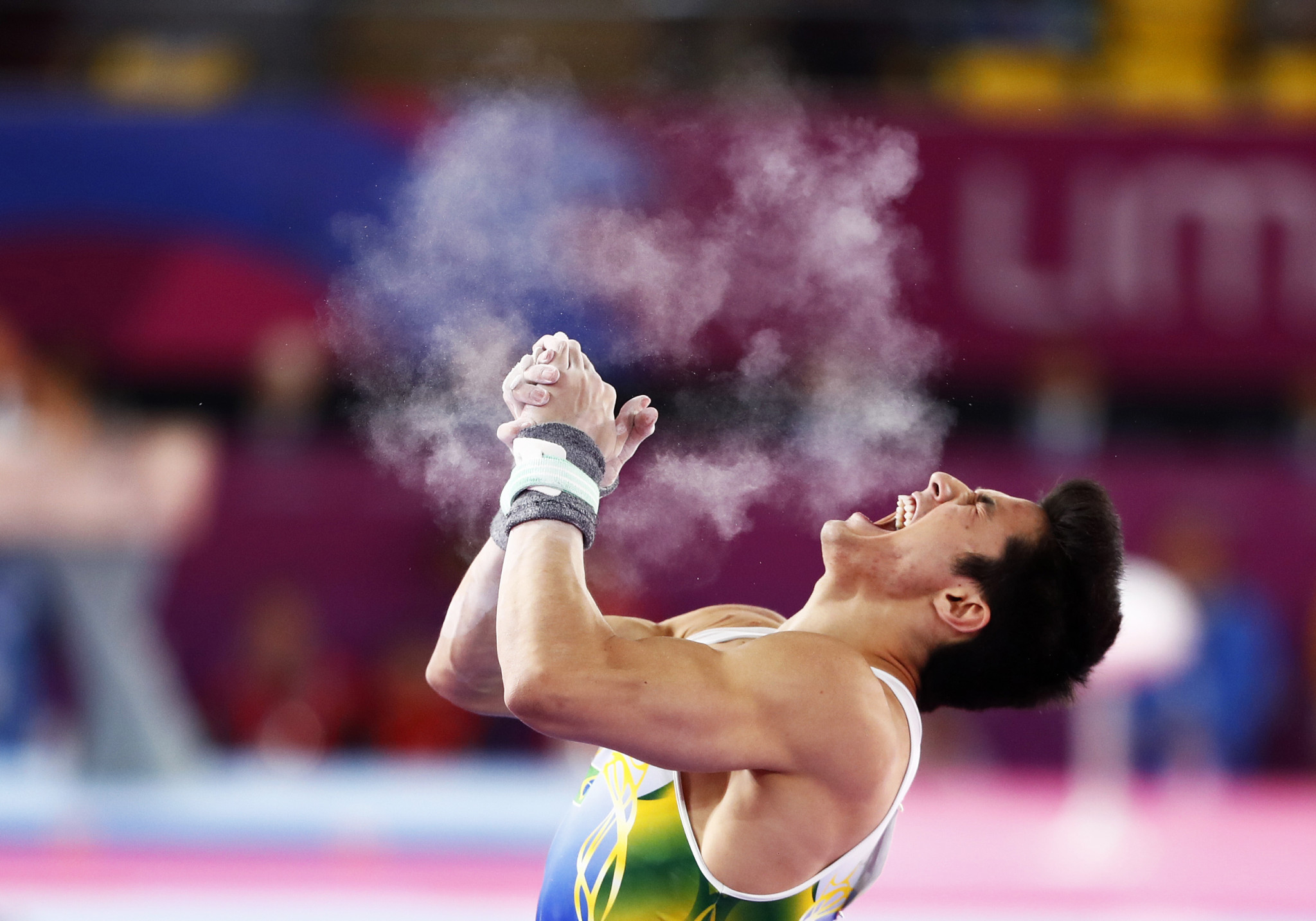 Brazil enjoyed success in the men's individual all-around gymnastics competition ©Lima 2019