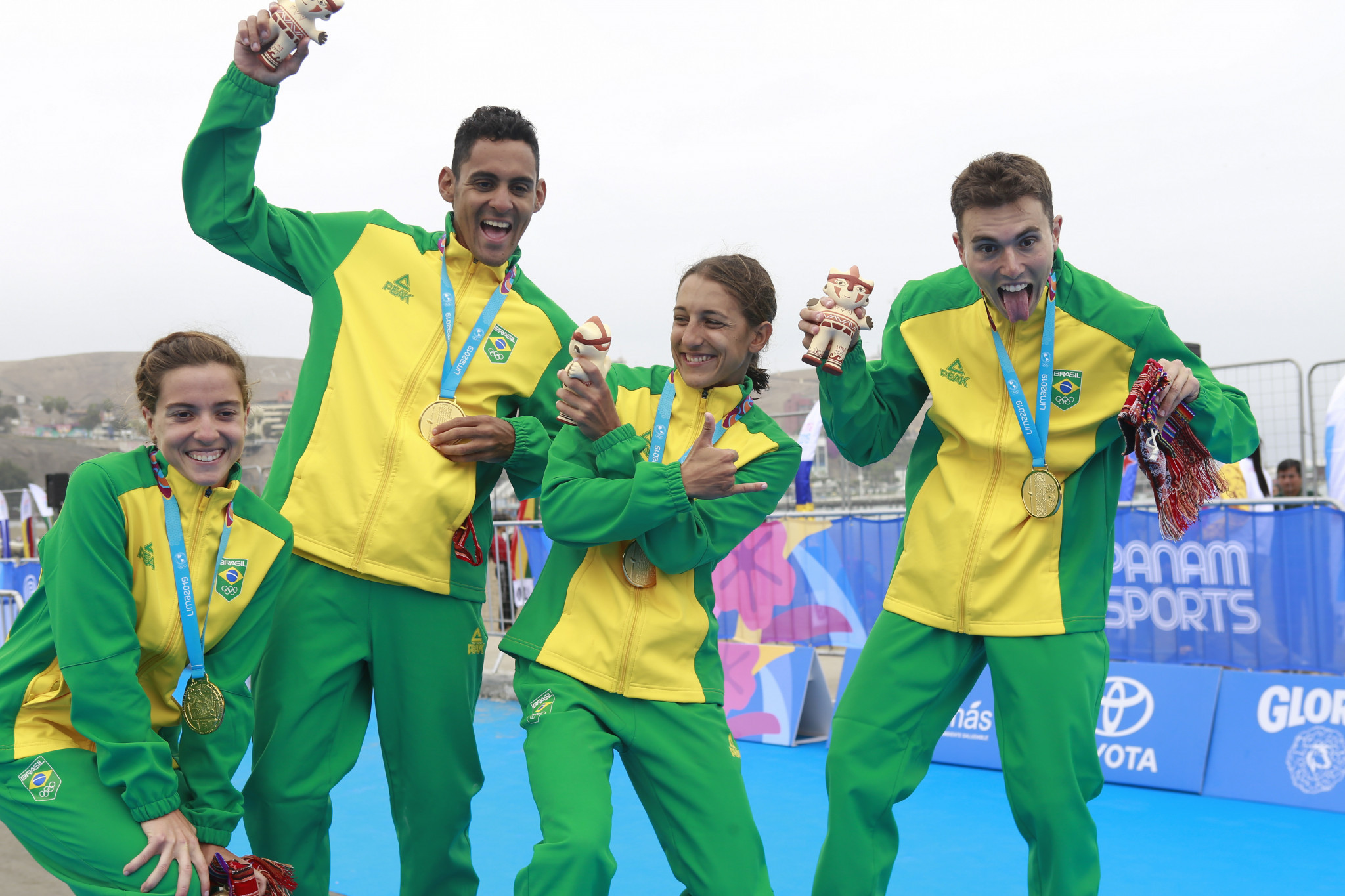 Brazil won gold in the men's event, with the women securing bronze ©Lima 2019