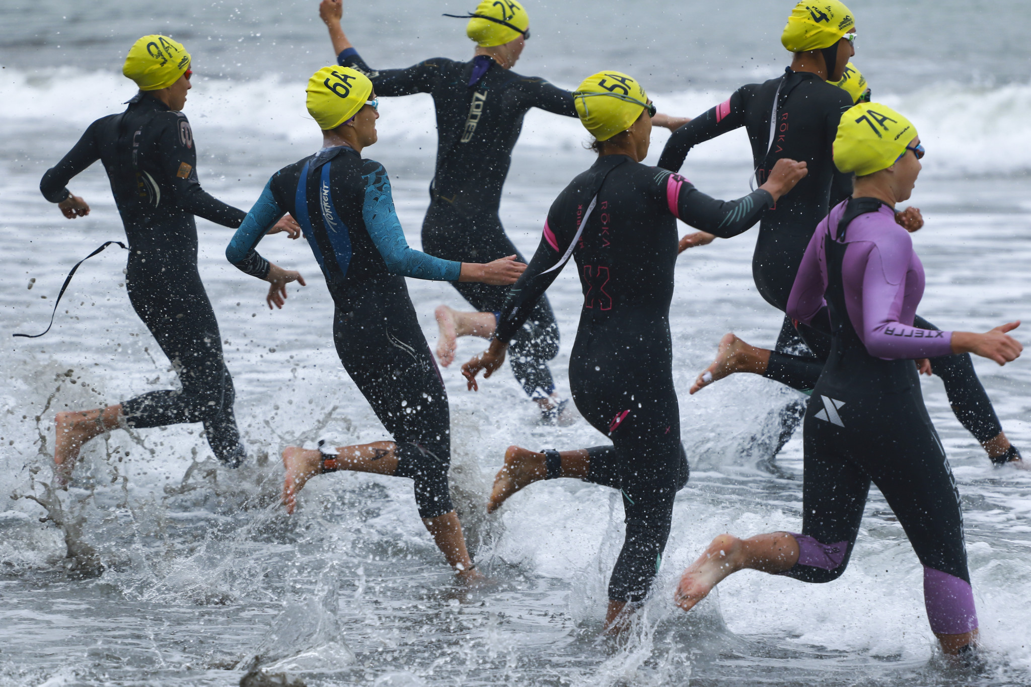 The men and women's team relay took place in triathlon ©Lima 2019