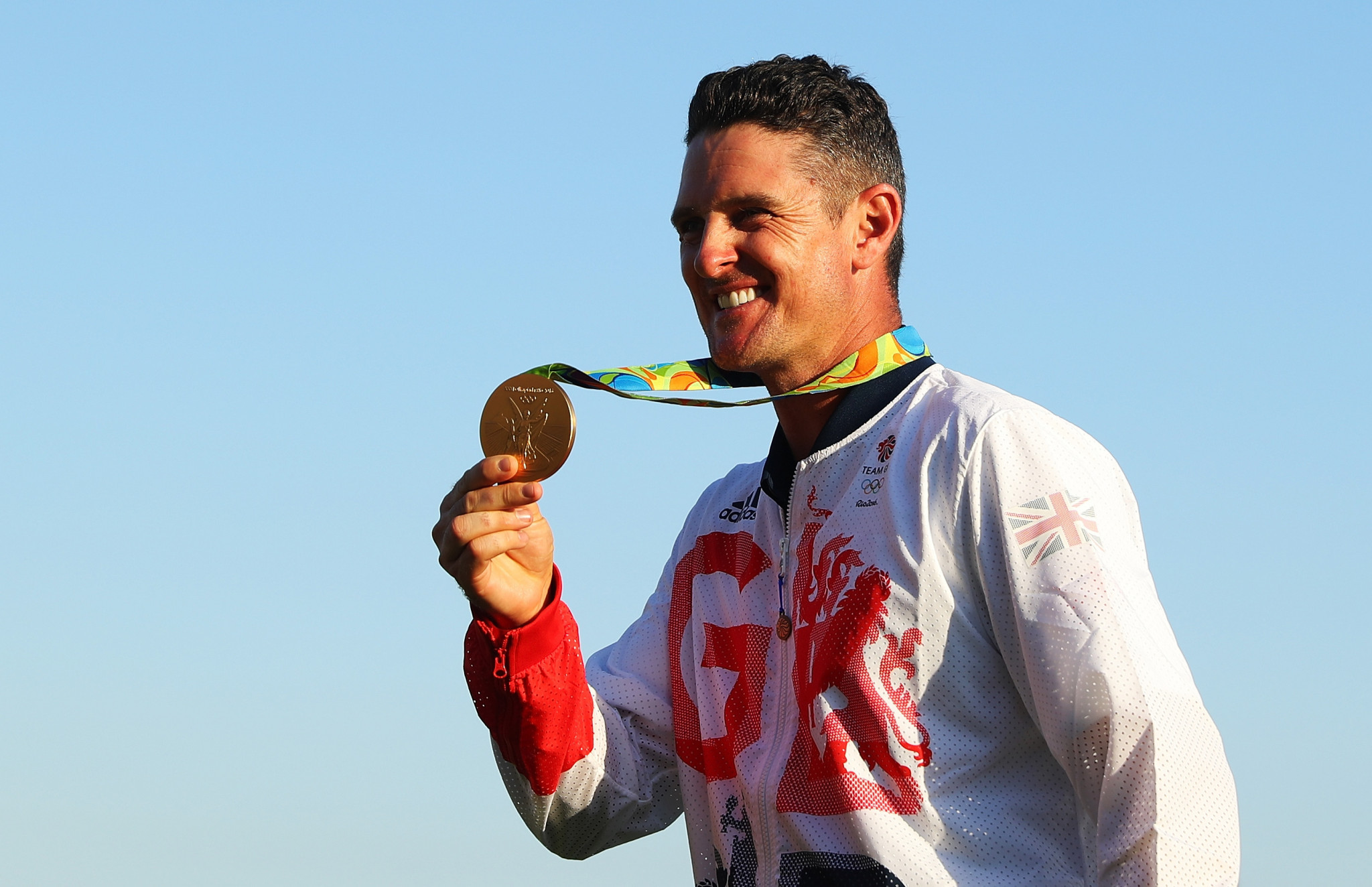 Justin Rose won the Olympic title at Rio 2016 as golf returned for the first time in 112 years ©Getty Images