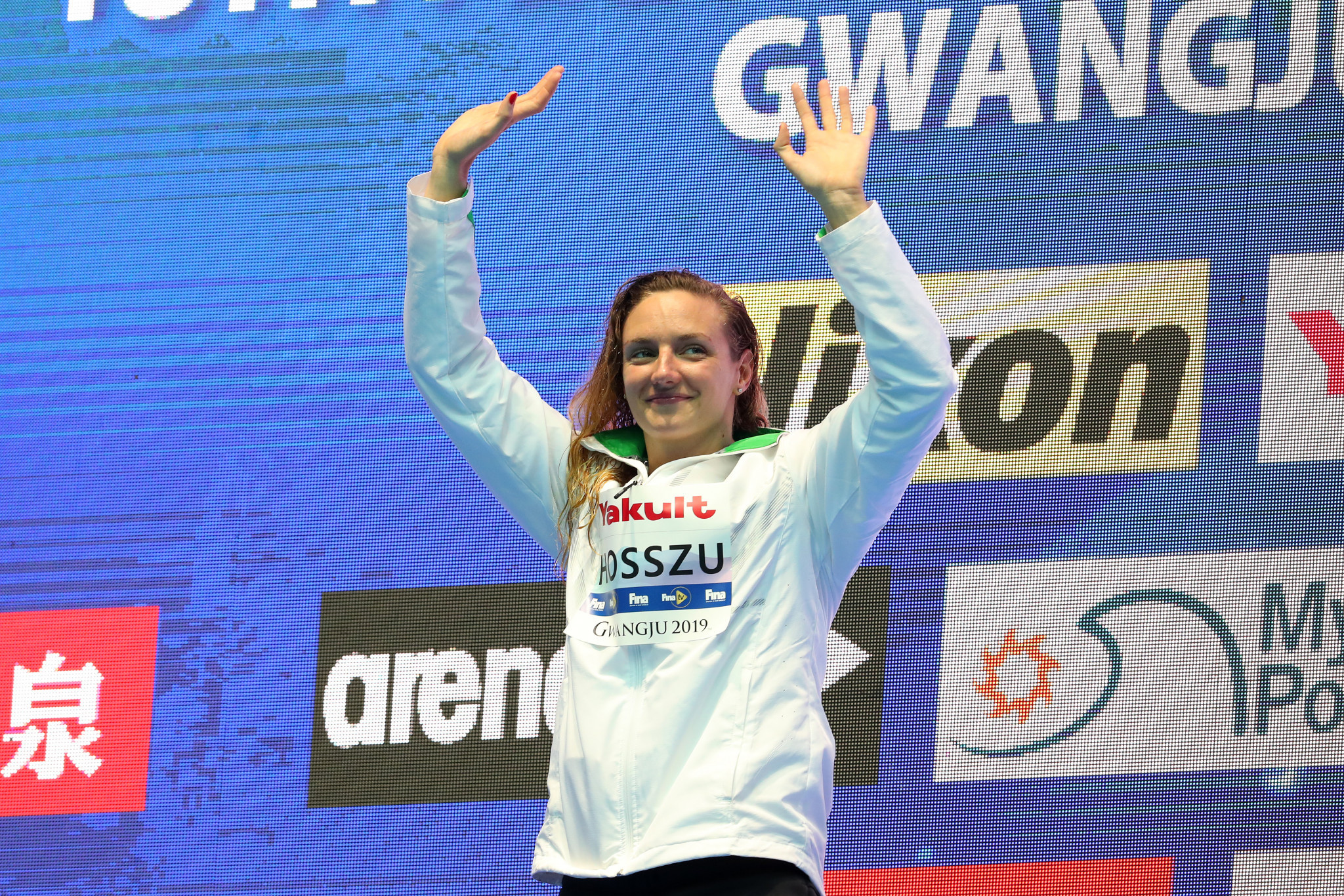 Three-times Olympic champion and multiple World Championships gold medallist Katinka Hosszú was among a group of swimmers who pressured Tamás Gyárfás to resign from his role as Hungarian Swimming Federation President in 2016 ©Getty Images


