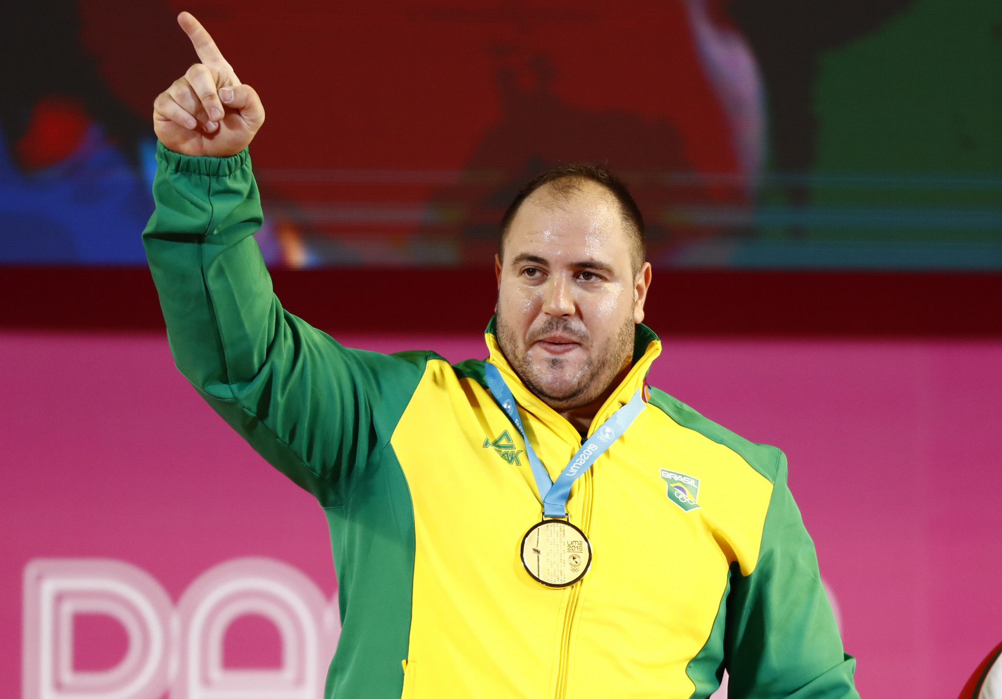 Fernando Saraiva Reis of Brazil claimed his third Pan American Games weightlifting title at Lima 2019 ©Lima 2019