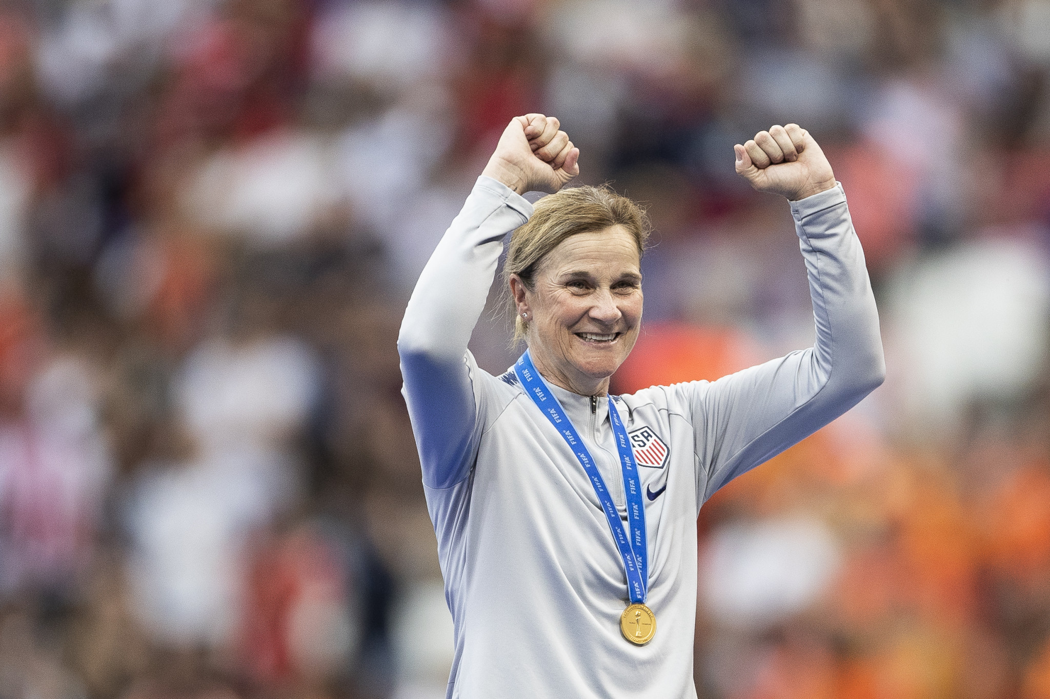 Jill Ellis, the first female coach to win back to back FIFA World Cups, has announced she will step down from her role with the United States women's national team ©Getty Images