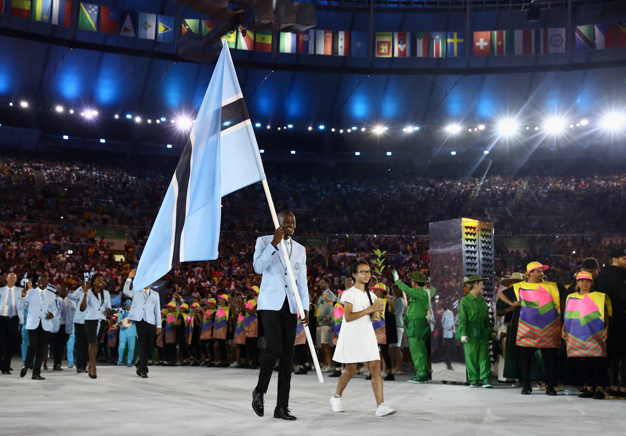 Botswana made their 10th consecutive Summer Olympic Games appearance at Rio 2016 ©Getty Images