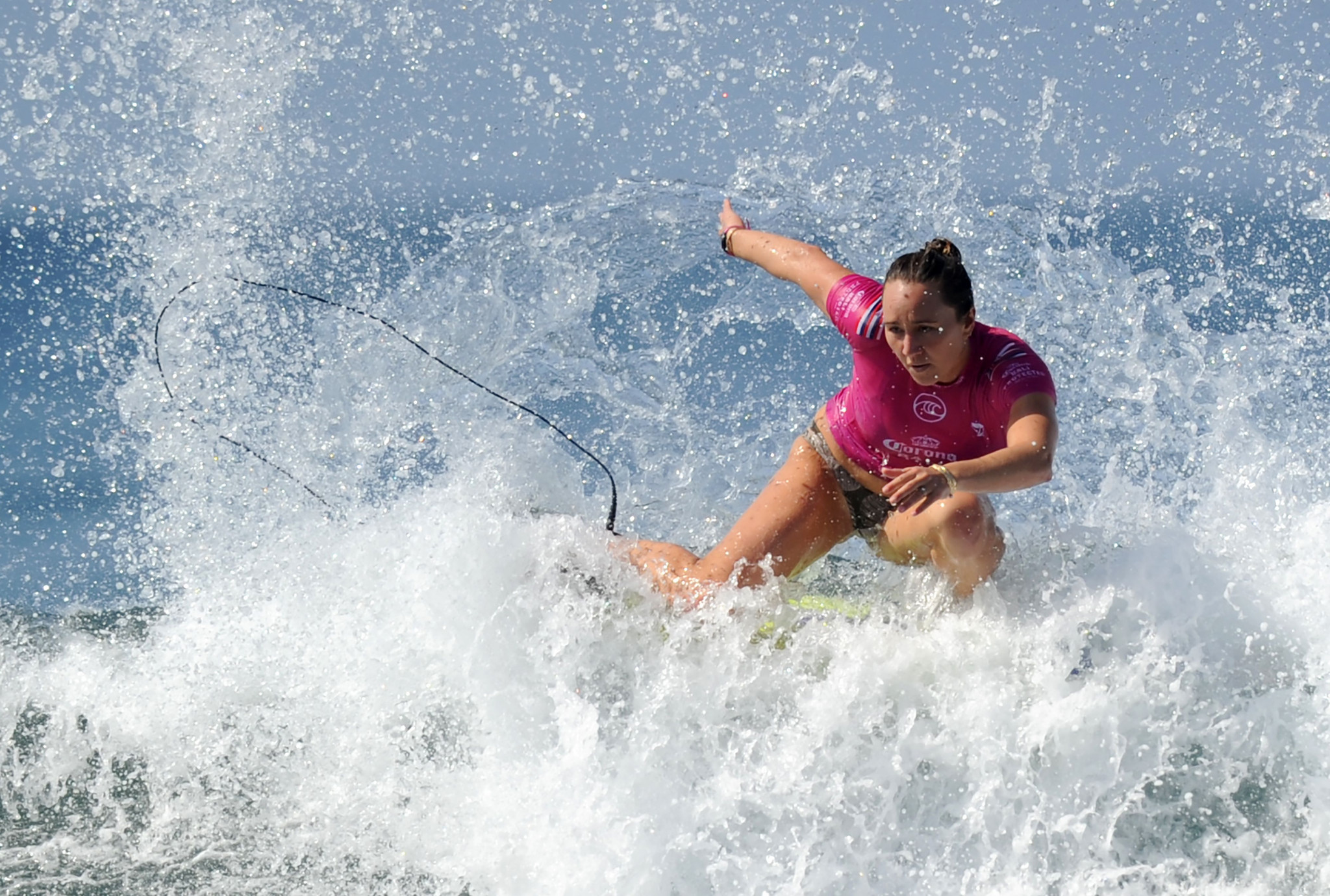 Surfer Carissa Moore is among the six American athletes selected for a Deloitte sponsorship programme ahead of Tokyo 2020 ©Getty Images