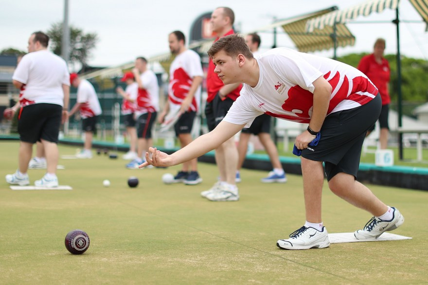 Para-lawn bowler Kieran Rollings is one of the five young athletes selected by Team England to receive the Sir John Hanson Young Talent Scholarship ©Team England