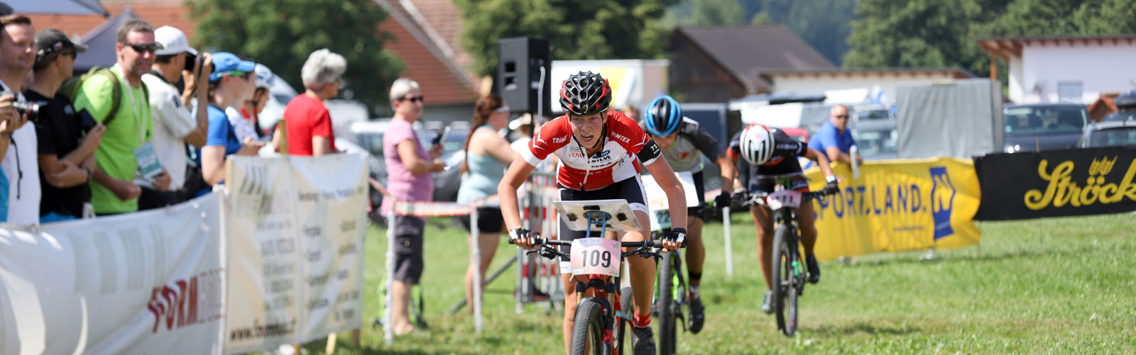 Long distance racing took its turn at this year's World Mountain Bike Orienteering Championships ©WMTBOC