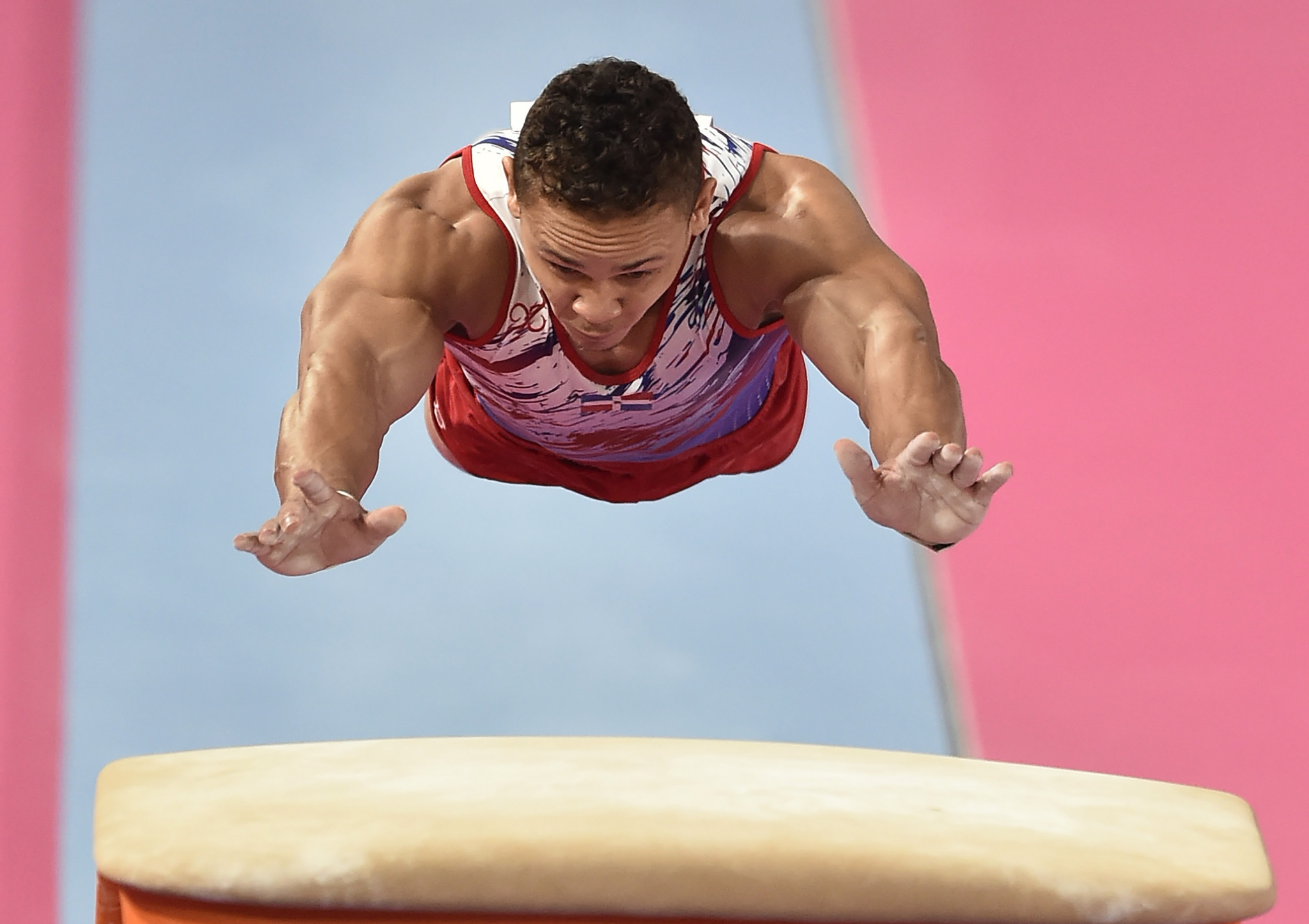 Audrys Nin won gold in the men's vault event ©Getty Images