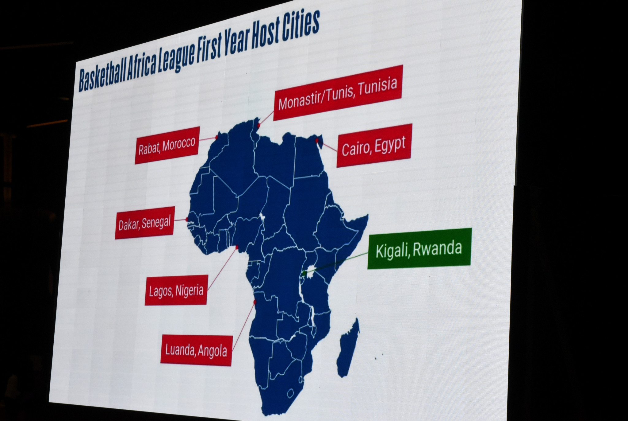 Basketball Africa League announces seven host cities for inaugural season