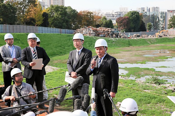 Japanese Ministers revealed today that construction work on the new National Stadium will not start until 2017 ©Getty Images 
