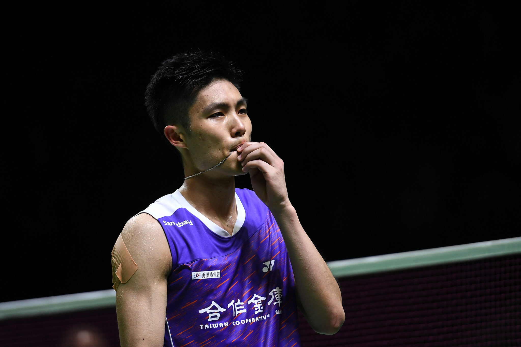 Chou Tien-chen of Taiwan is the highest ranked player left in the men's singles ©Getty Images