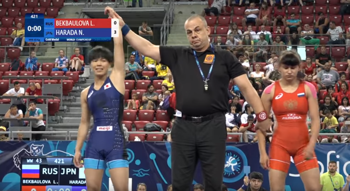 Triple Japanese delight as women's events get underway at World Cadet Wrestling Championships