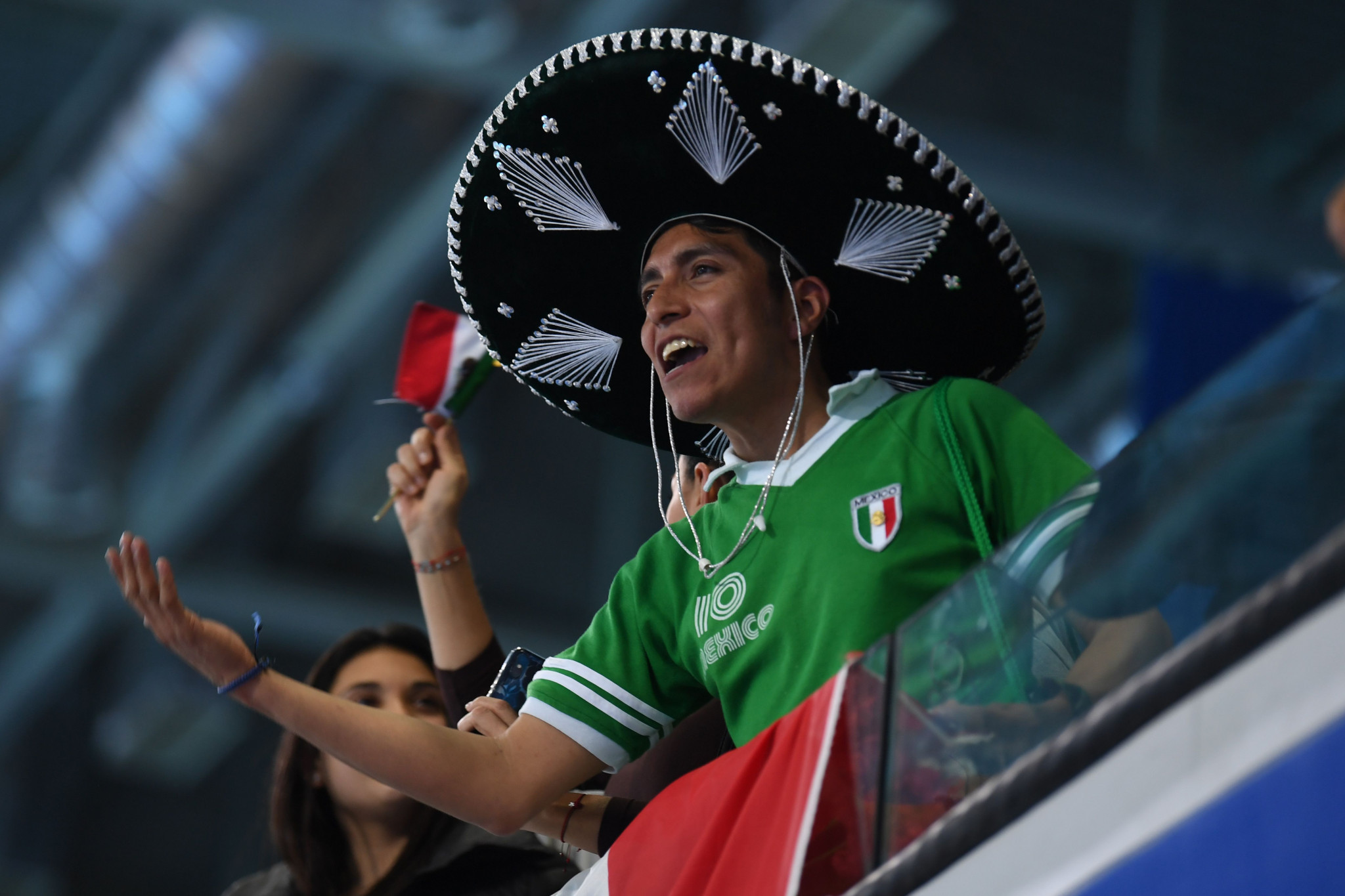 Mexican fans were among those in attendance at the diving ©Getty Images
