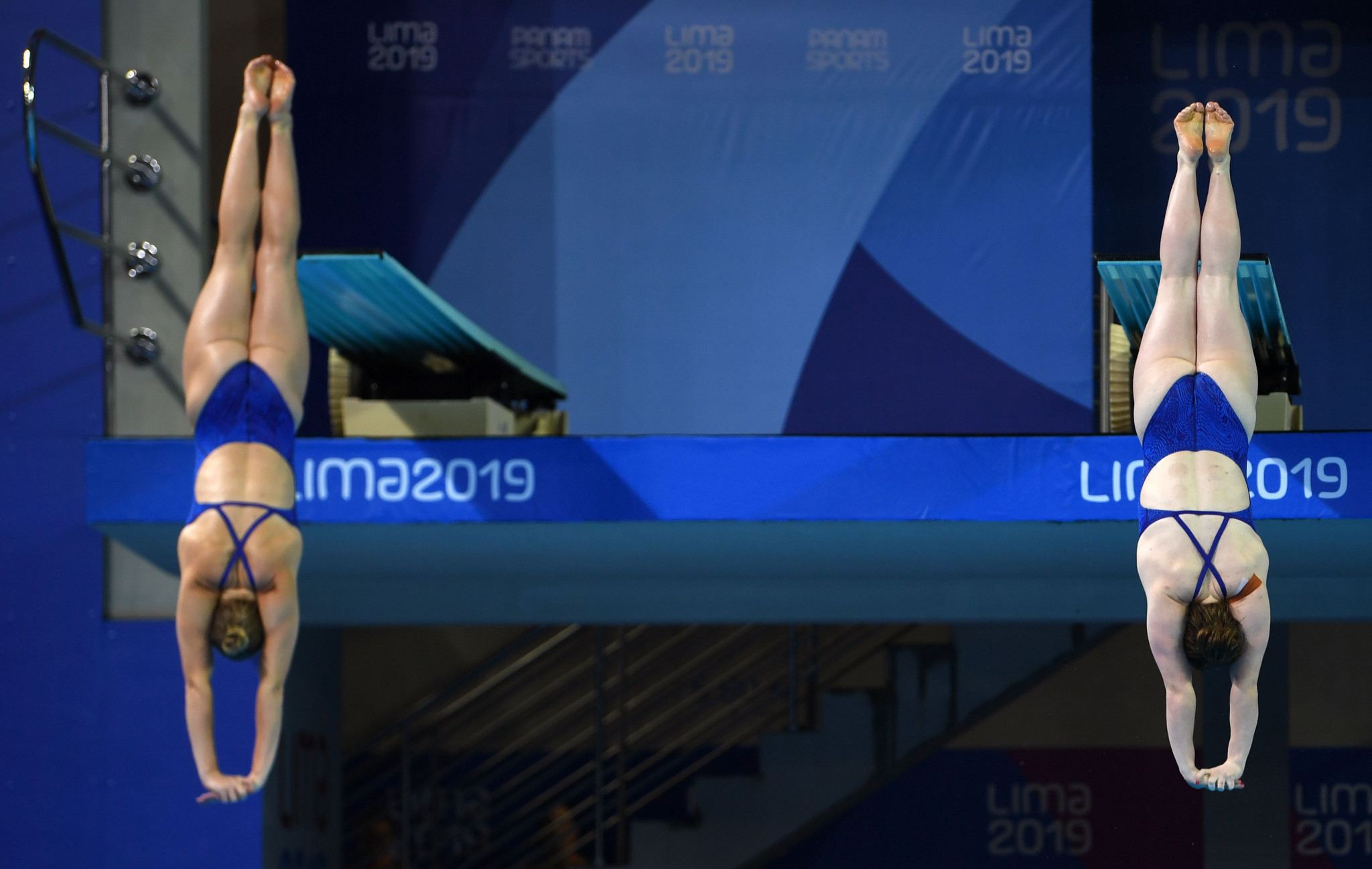 The women's 3m synchronised platform title was up for grabs ©Getty Images