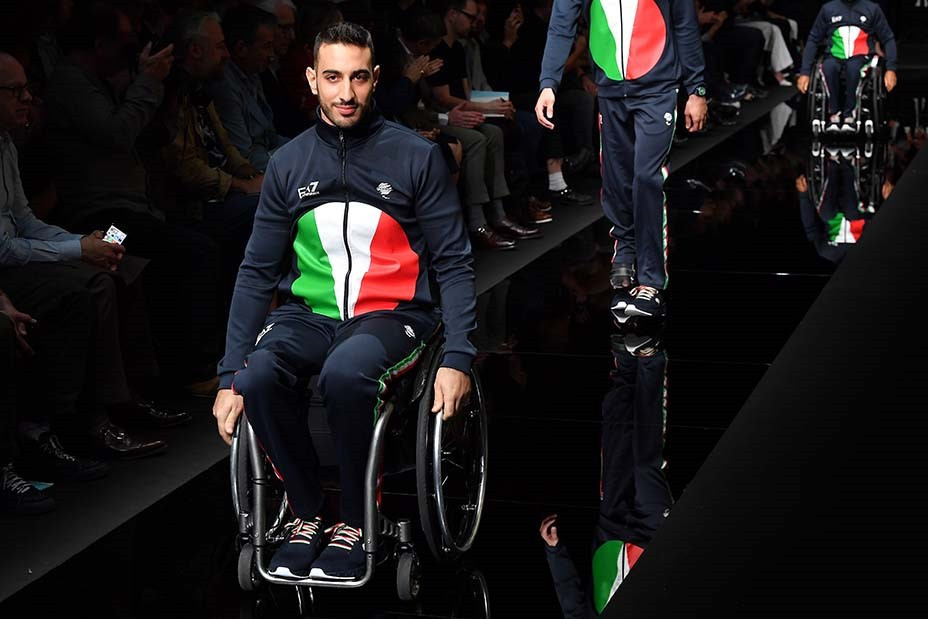 Giorgio Armani has designed the Italian uniforms for the Olympic and Paralympic Games since London 2012 ©Getty Images