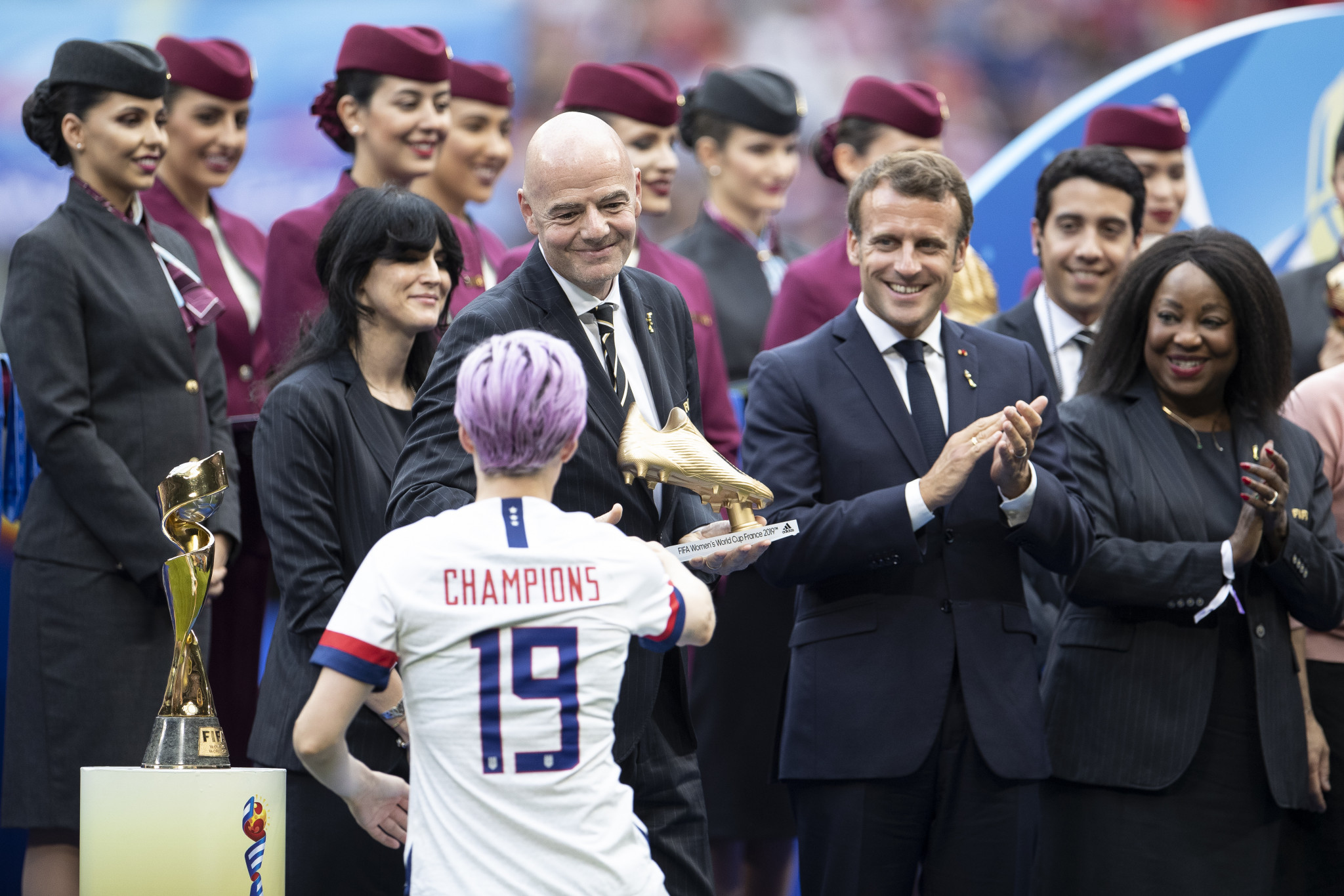 The expansion of the Women's World Cup has been spearheaded by FIFA President Gianni Infantino ©Getty Images