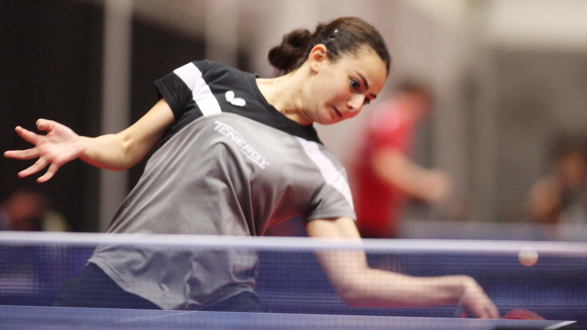 Egypt’s Dina Meshref is the defending women's singles champion ©Ireneusz Kanabrodzki/ITTF