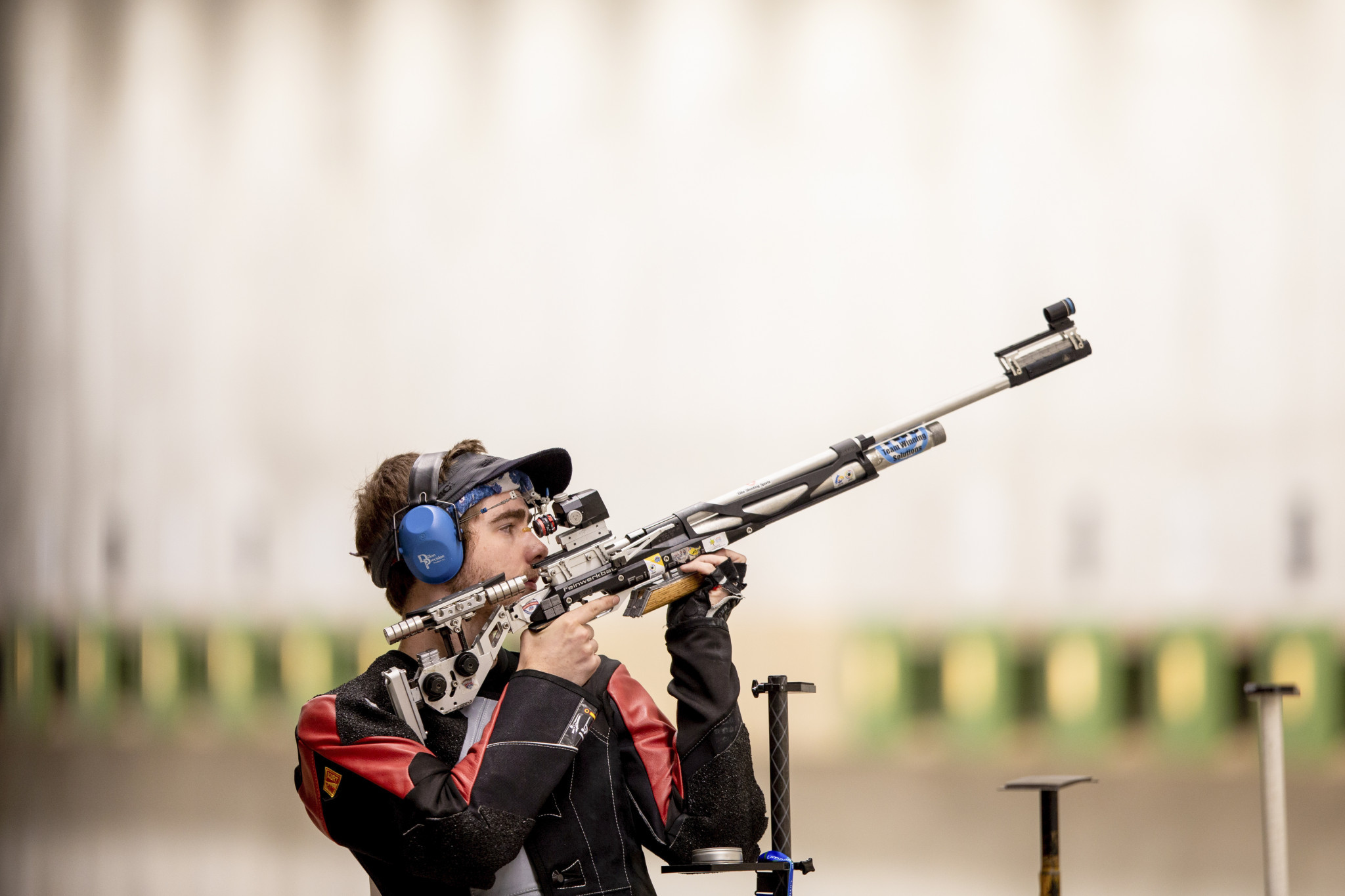 The US enjoyed further success in the men's 10 metre air rifle, which was won by Lucas Kozeniesky ©Lima 2019