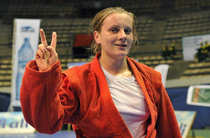Olga Zakharcova made a contribution to Russia's gold medal haul with success in the women's 68kg category ©FIAS