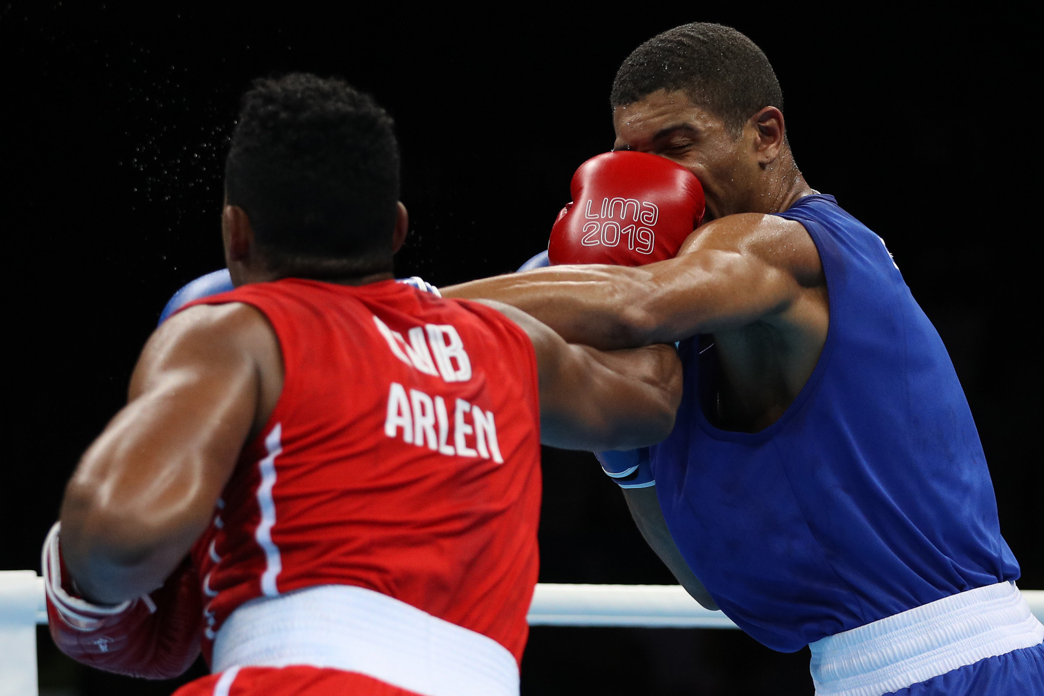 Cuba's Olympic champion Arlen Lopez defended his Pan American Games title ©Getty Images