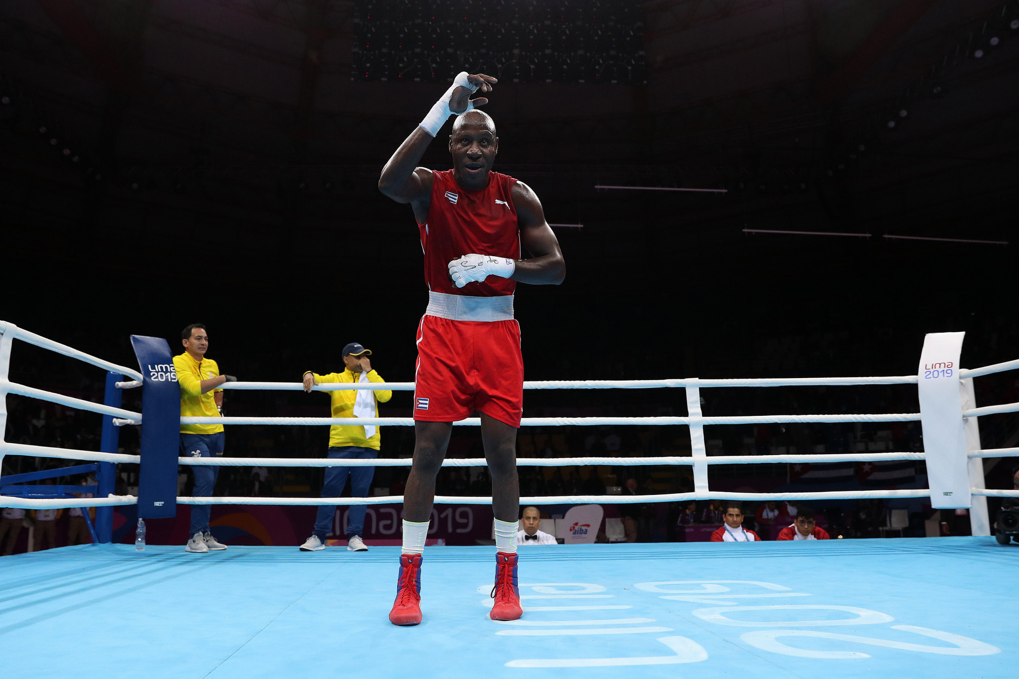 Cuba's Erislandy Savón won the men's heavyweight final ©Getty Images