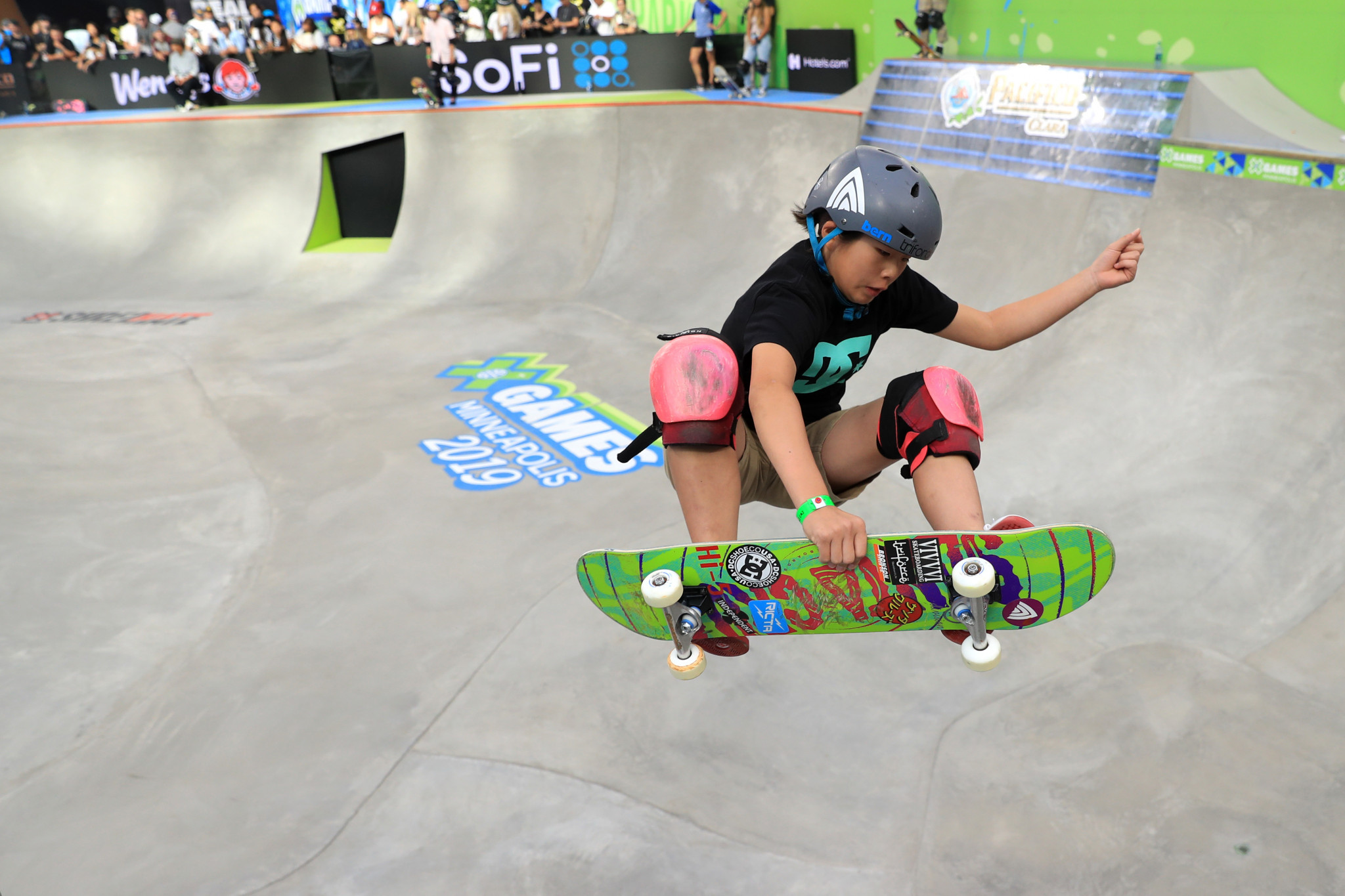 Misugu Okamoto showed once again why she is a name to keep an eye on ahead of next summer's Olympic Games, as the 13-year-old skateboarder won gold at the 2019 Summer X Games ©Getty Images