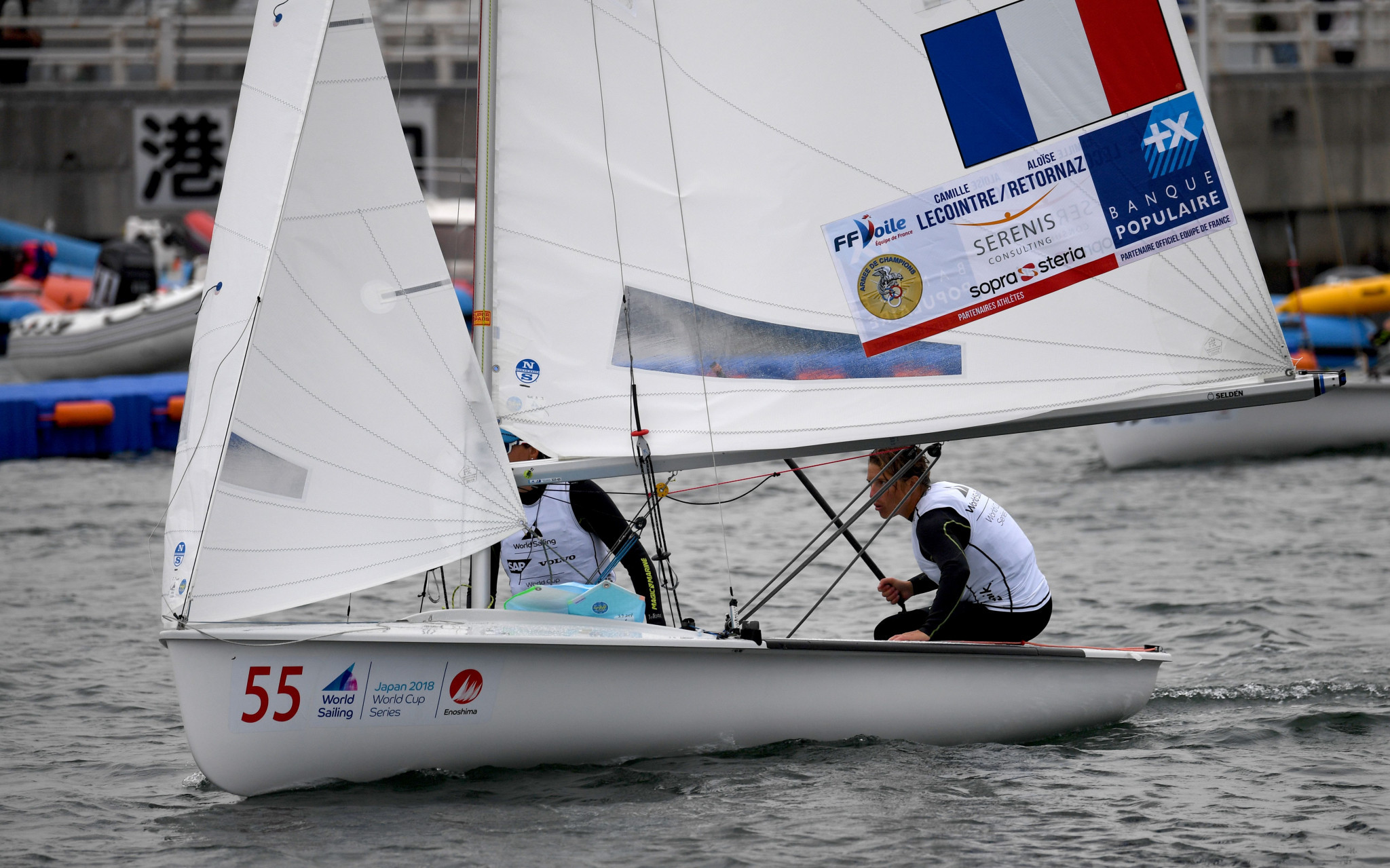 France's Camille Lecointre and Aloise Retornaz will be among the favourites in the women's event ©Getty Images