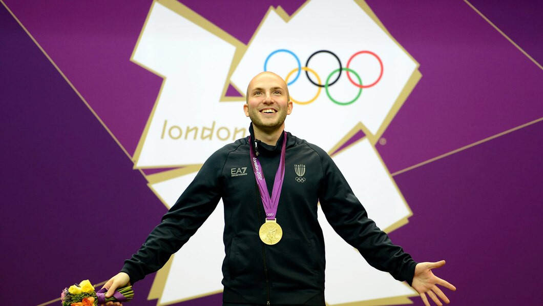 Italy's Niccolò Campriani won Olympic 50 metres rifle three positions gold at London 2012 ©IOC