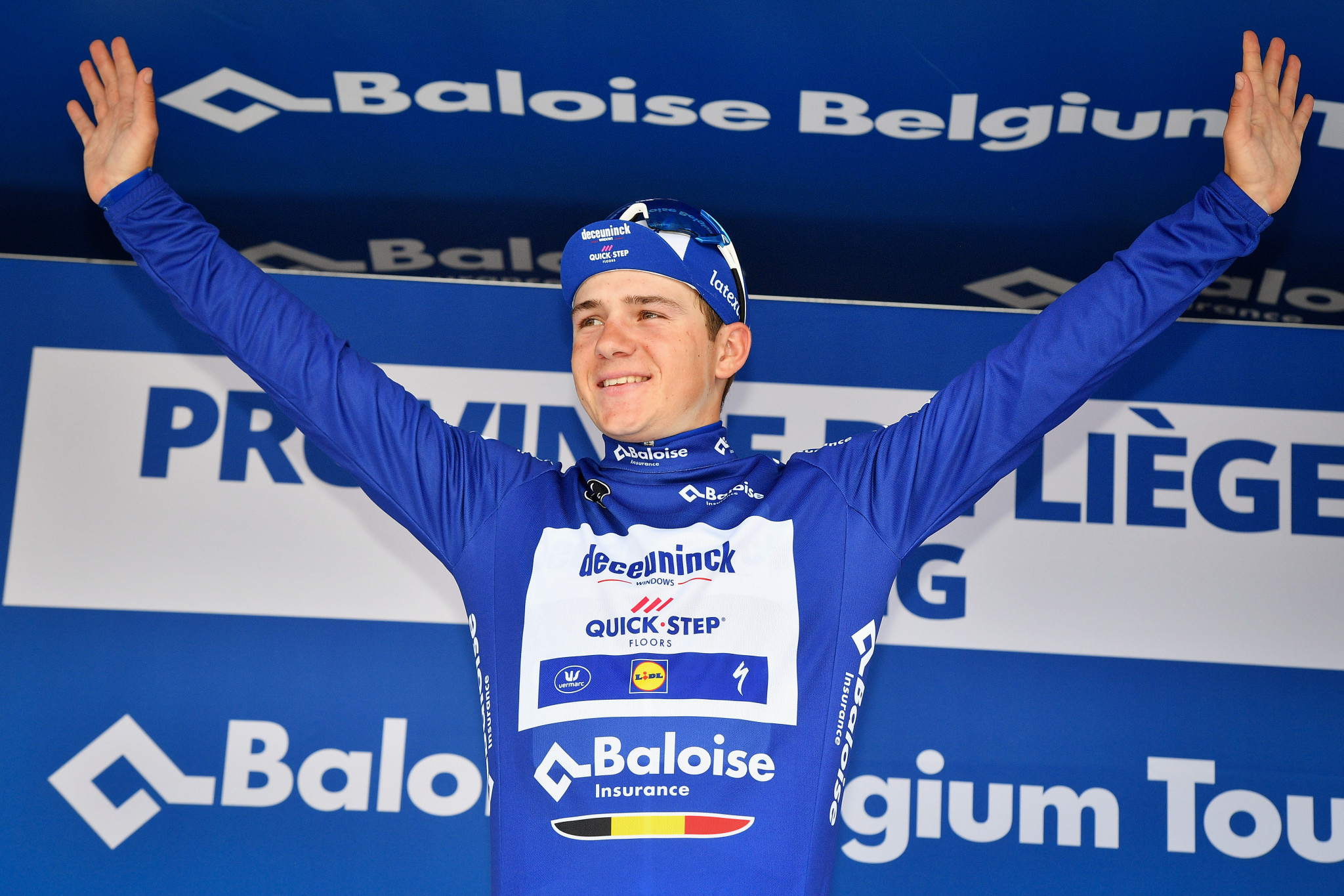 Remco Evenepoel has won his first ever International Cycling Union WorldTour one day race after triumphing at a dramatic Clásica de San Sebastián ©Getty Images