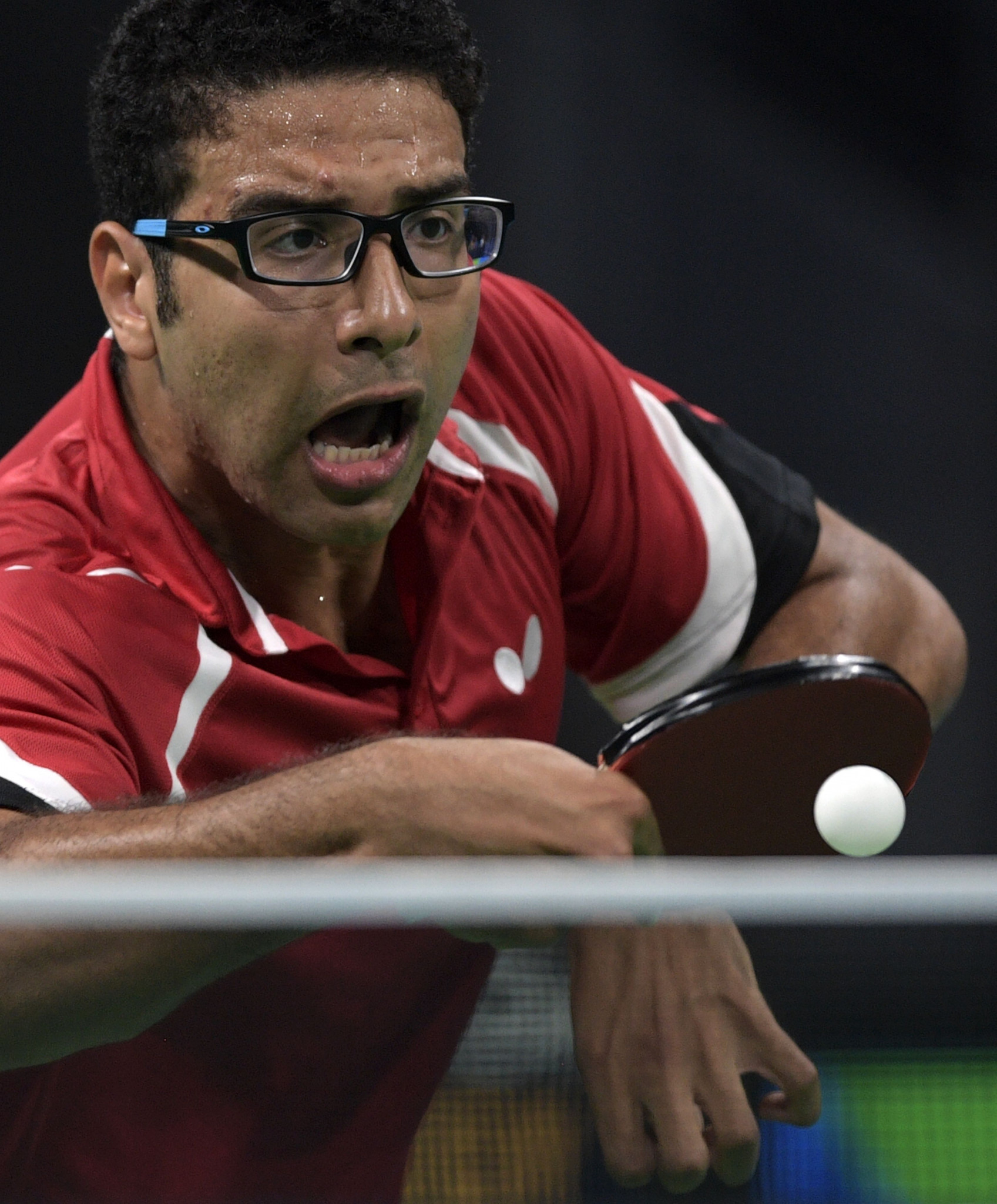Egypt's Omar Assar began his ITTF Africa Cup defence with two victories in Lagos ©Getty Images