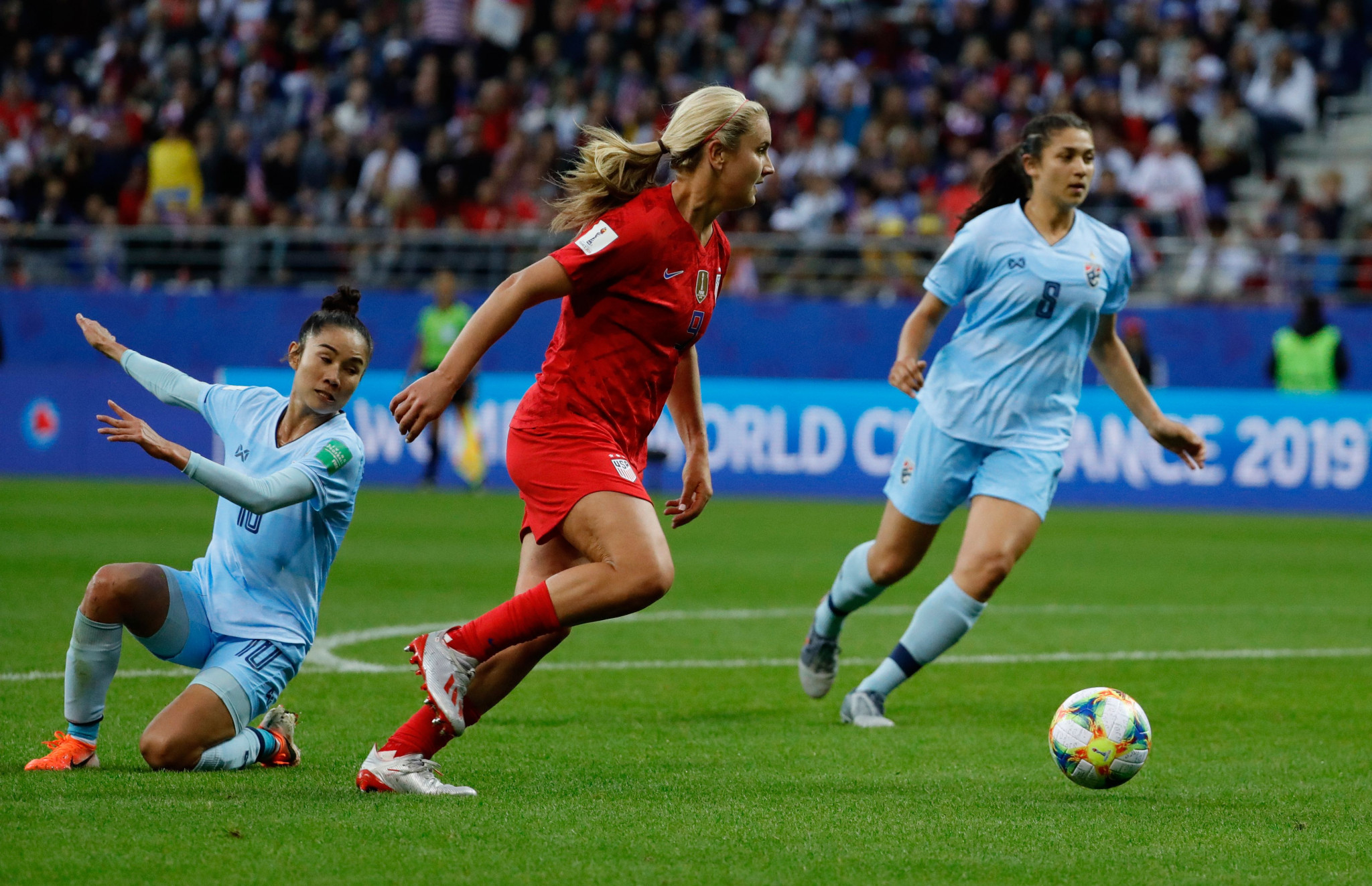 The United States 13-0 annihilation of Thailand at the 2019 FIFA Women's World Cup in France showed the gulf in quality between some of the teams competing ©Getty Images