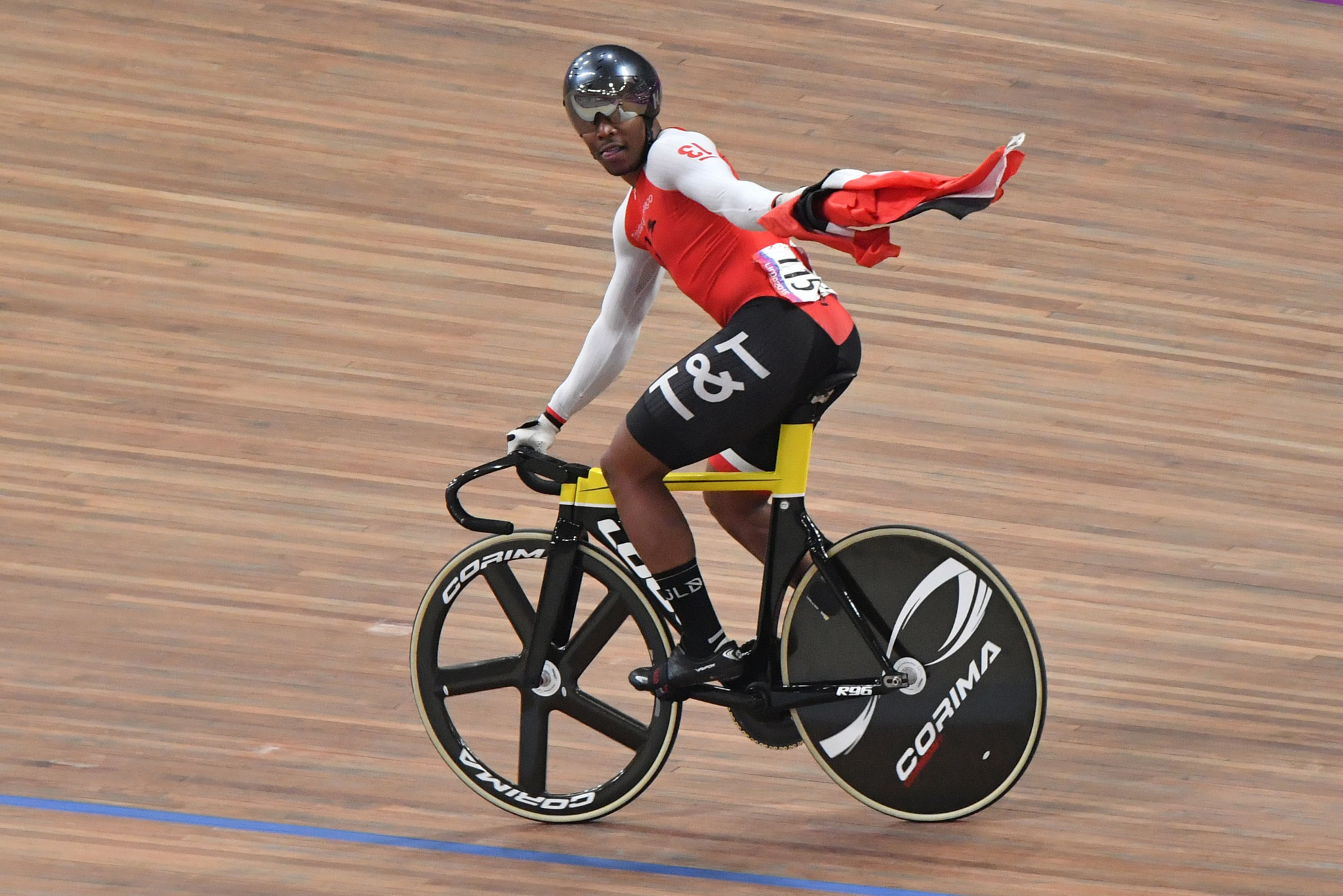 Nicholas Paul of Trinidad and Tobago won the men's track cycling sprint final at Lima 2019 ©Getty Images